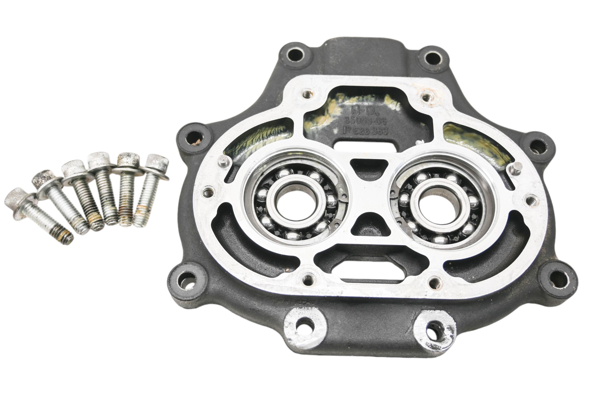 12 Harley-Davidson Road Glide Custom FLTRX Transmission Bearing Housing Cover
