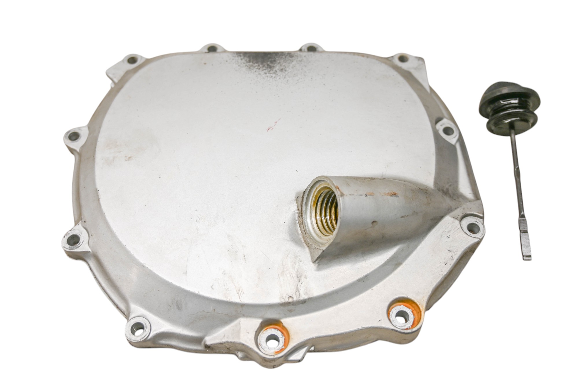 91 Honda CBR1000F Right Crankcase Cover & Oil Dipstick