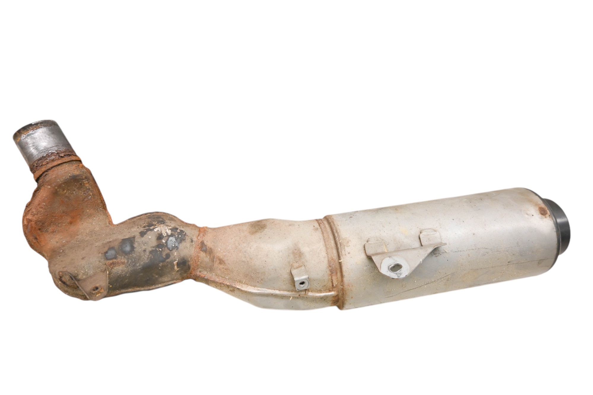 91 Honda CBR1000F Left Muffler Exhaust Pipe