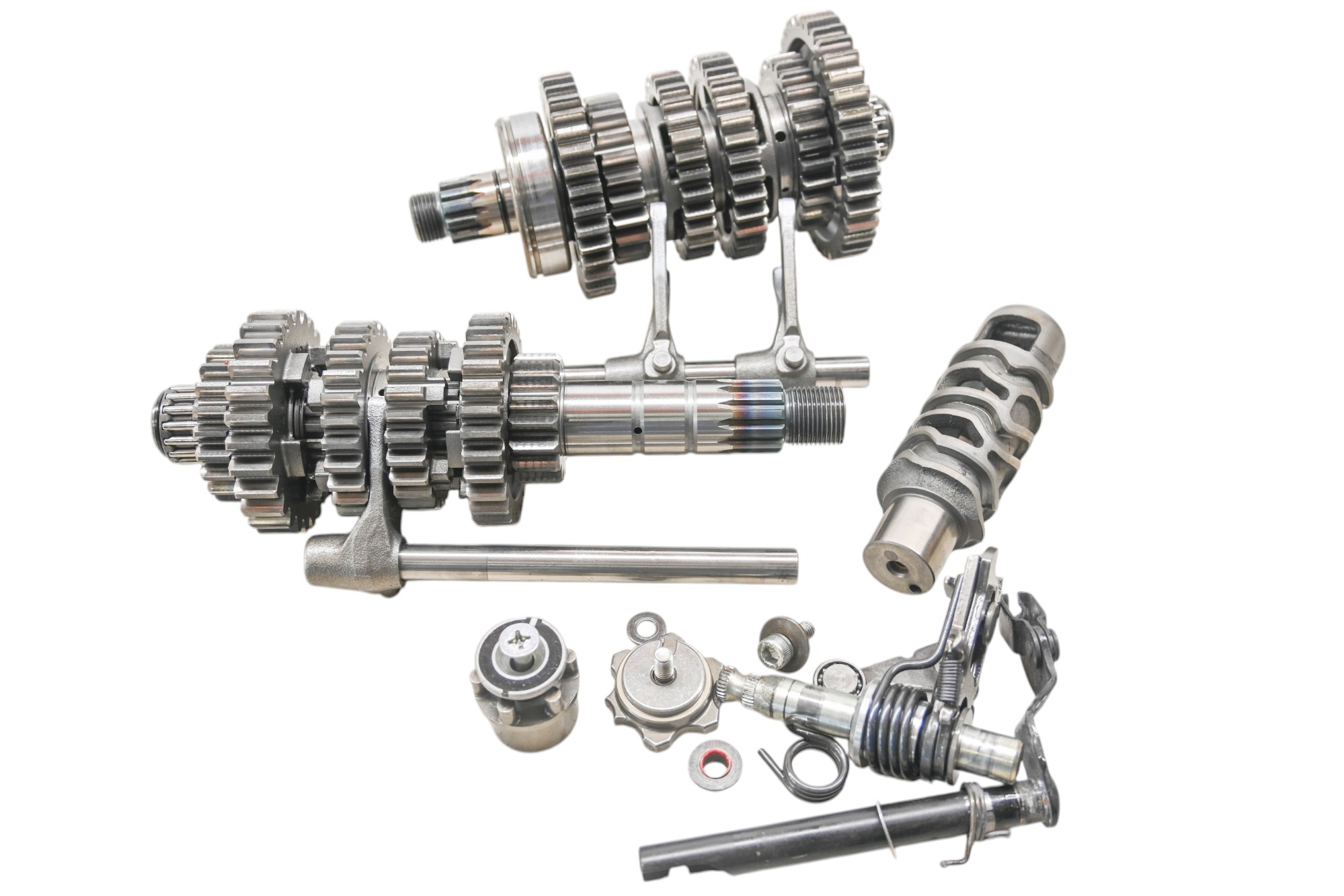09 Kawasaki Versys 650 Transmission Shift Forks & Drum LE650A