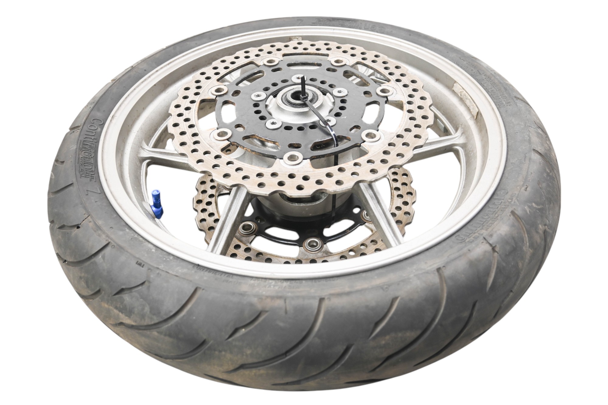 09 Kawasaki Versys 650 Front Wheel Rim & Tire LE650A