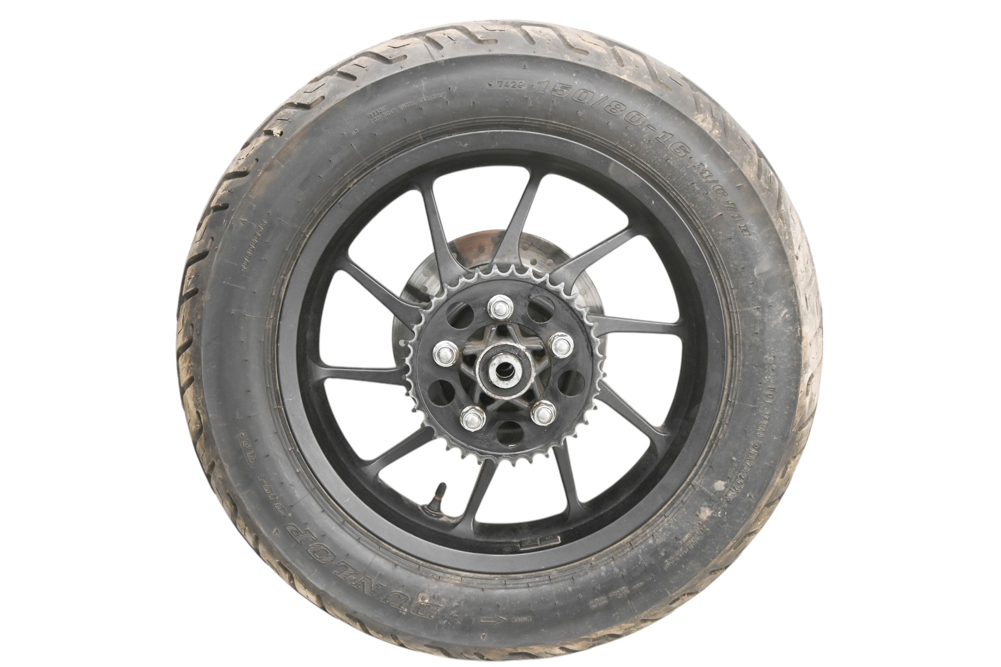22 Honda Rebel 300 Rear Wheel Rim & Tire & Rotor 150/80-16 CMX300