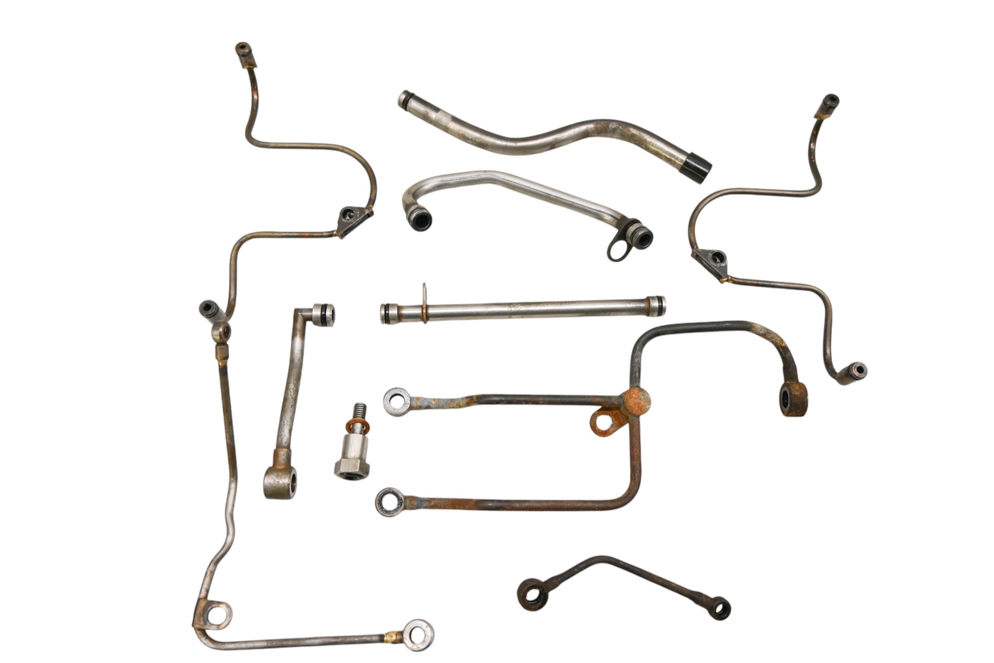 87 Kawasaki Ninja 500 Engine Oil Lines EX500A
