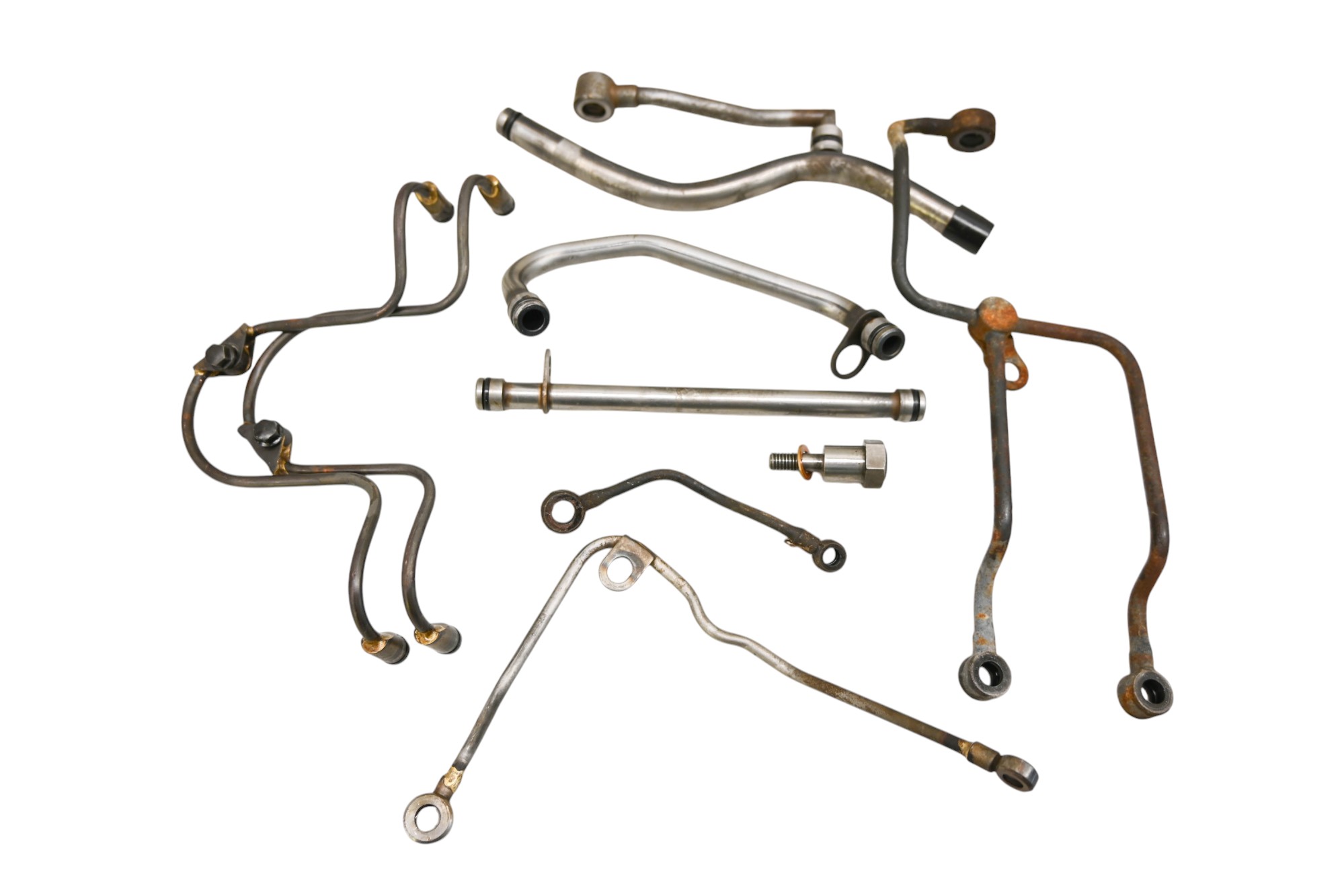87 Kawasaki Ninja 500 Engine Oil Lines EX500A
