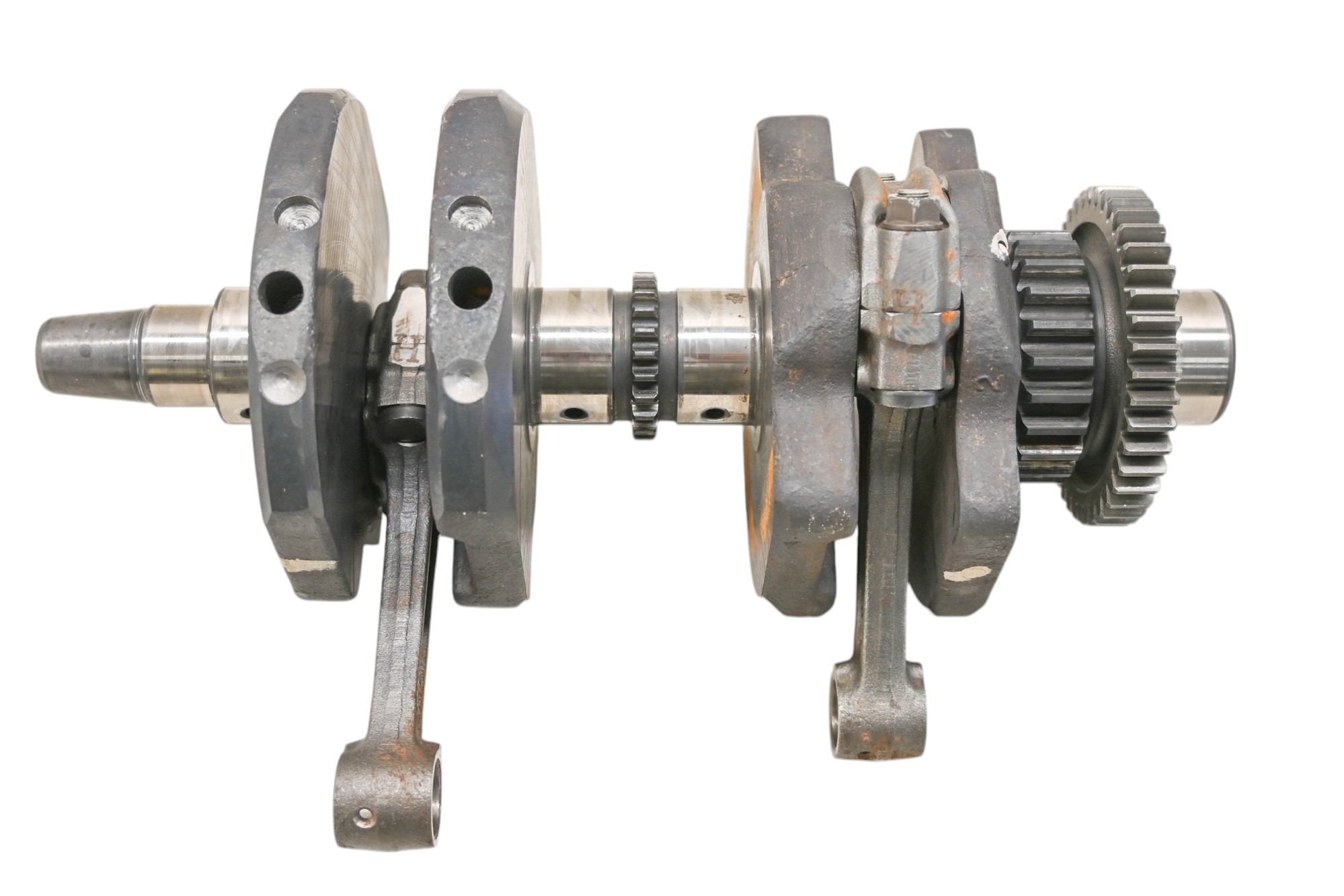 87 Kawasaki Ninja 500 Crankshaft Crank Shaft & Connecting Rods EX500A