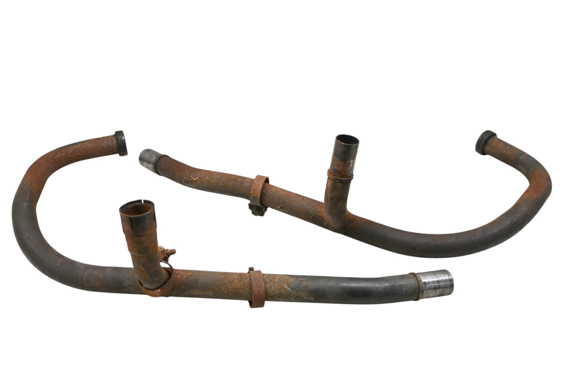 87 Kawasaki Ninja 500 Headers Left & Right Exhaust Head Pipes EX500A