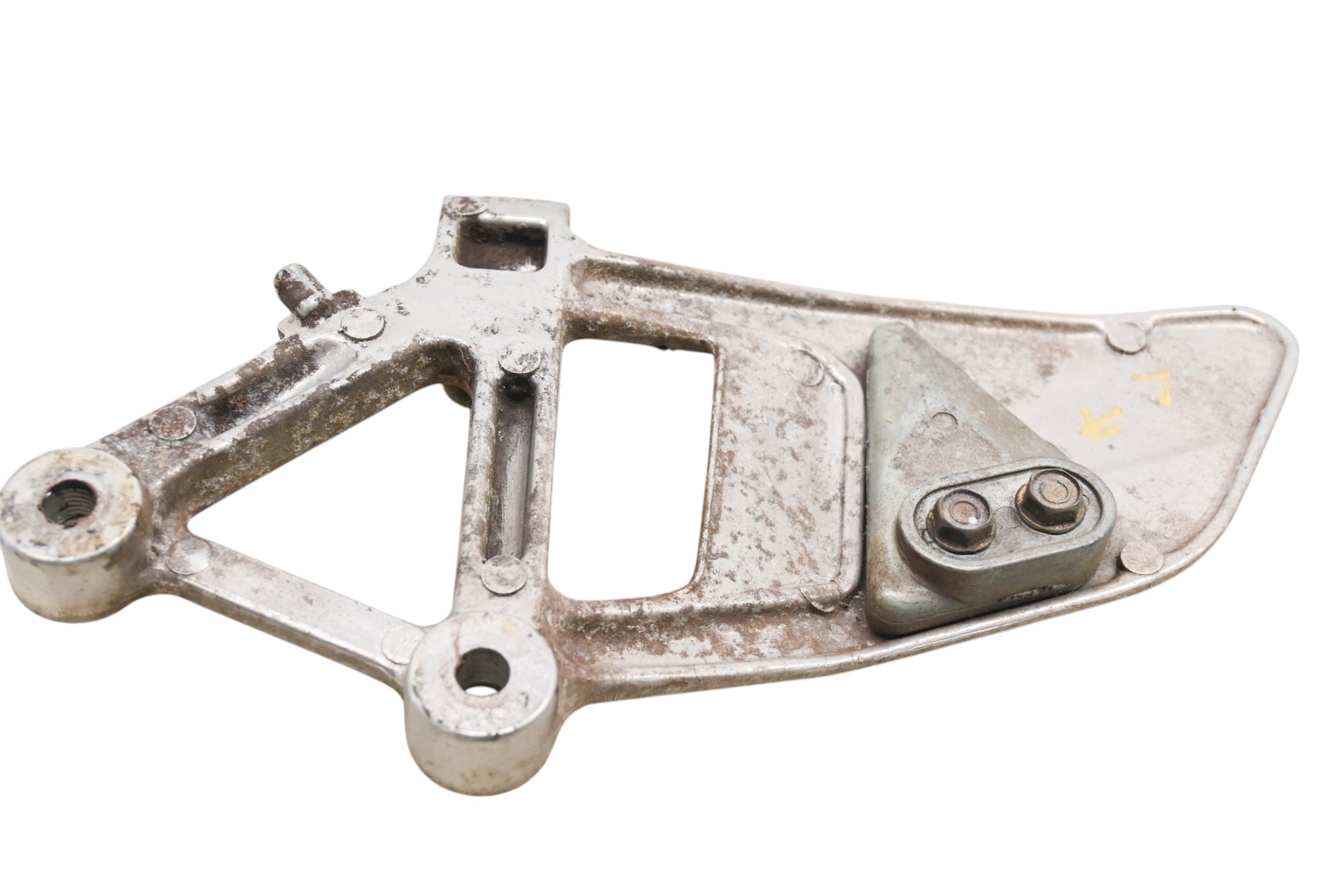 91 Honda Interceptor 750 Front Left Drive Footrest Bracket Mount VFR750F