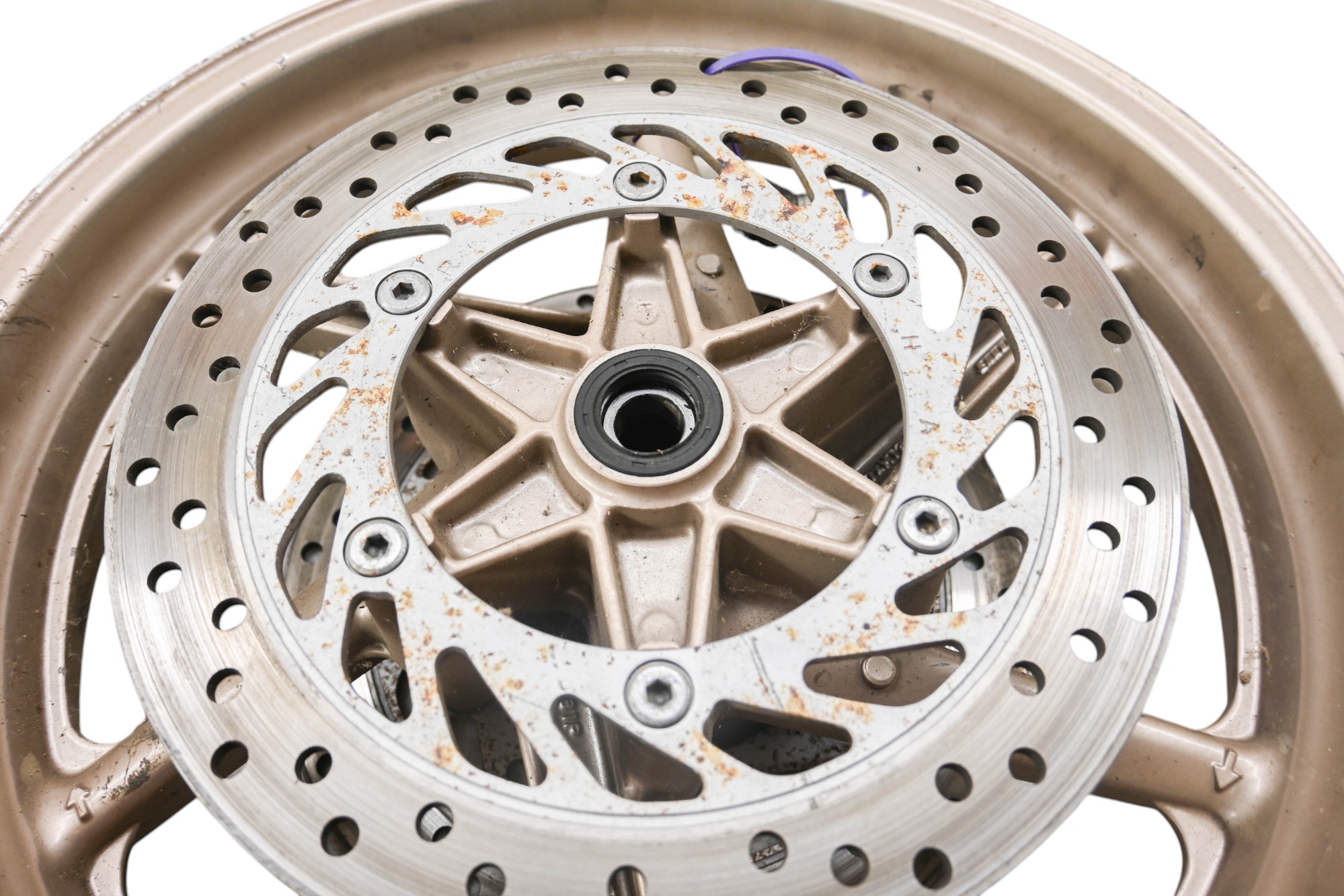 91 Honda Interceptor 750 Front Wheel Rim 17X3.5 VFR750F