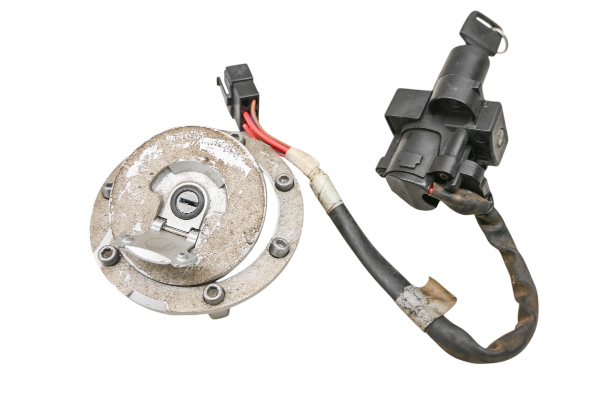 91 Honda Interceptor 750 Key Switch & Gas Cap VFR750F