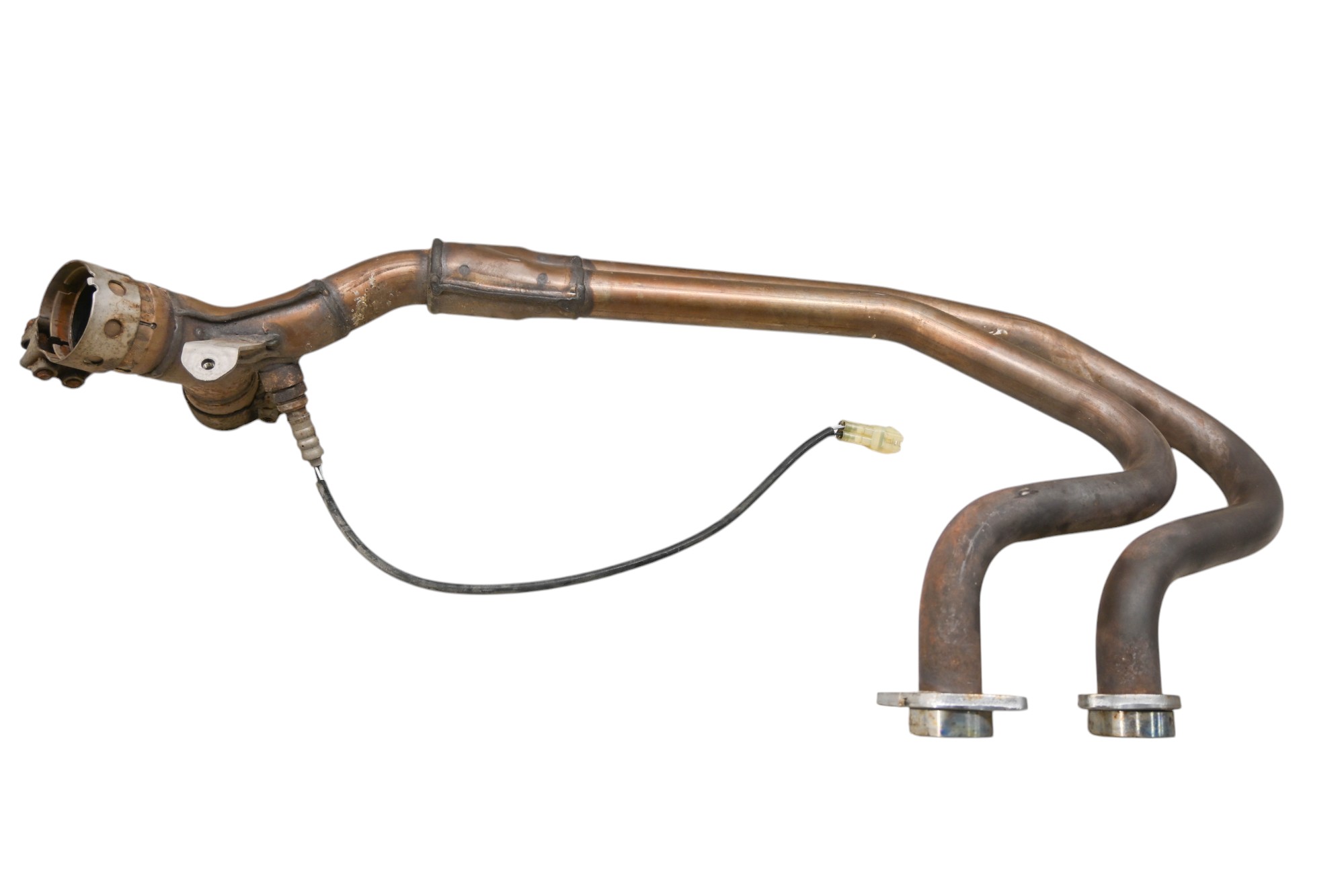 04 Honda ST1300 Left Side Exhaust Pipe & O2 Sensor