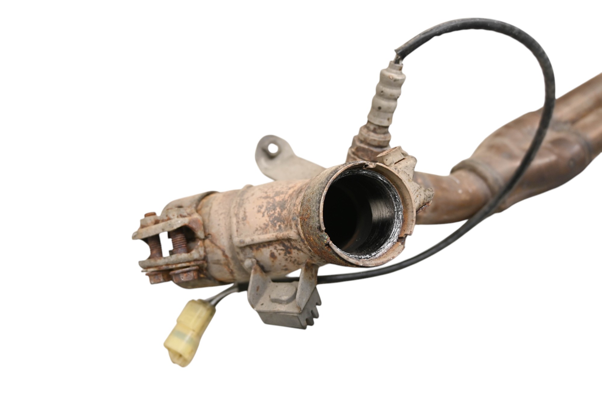 04 Honda ST1300 Left Side Exhaust Pipe & O2 Sensor