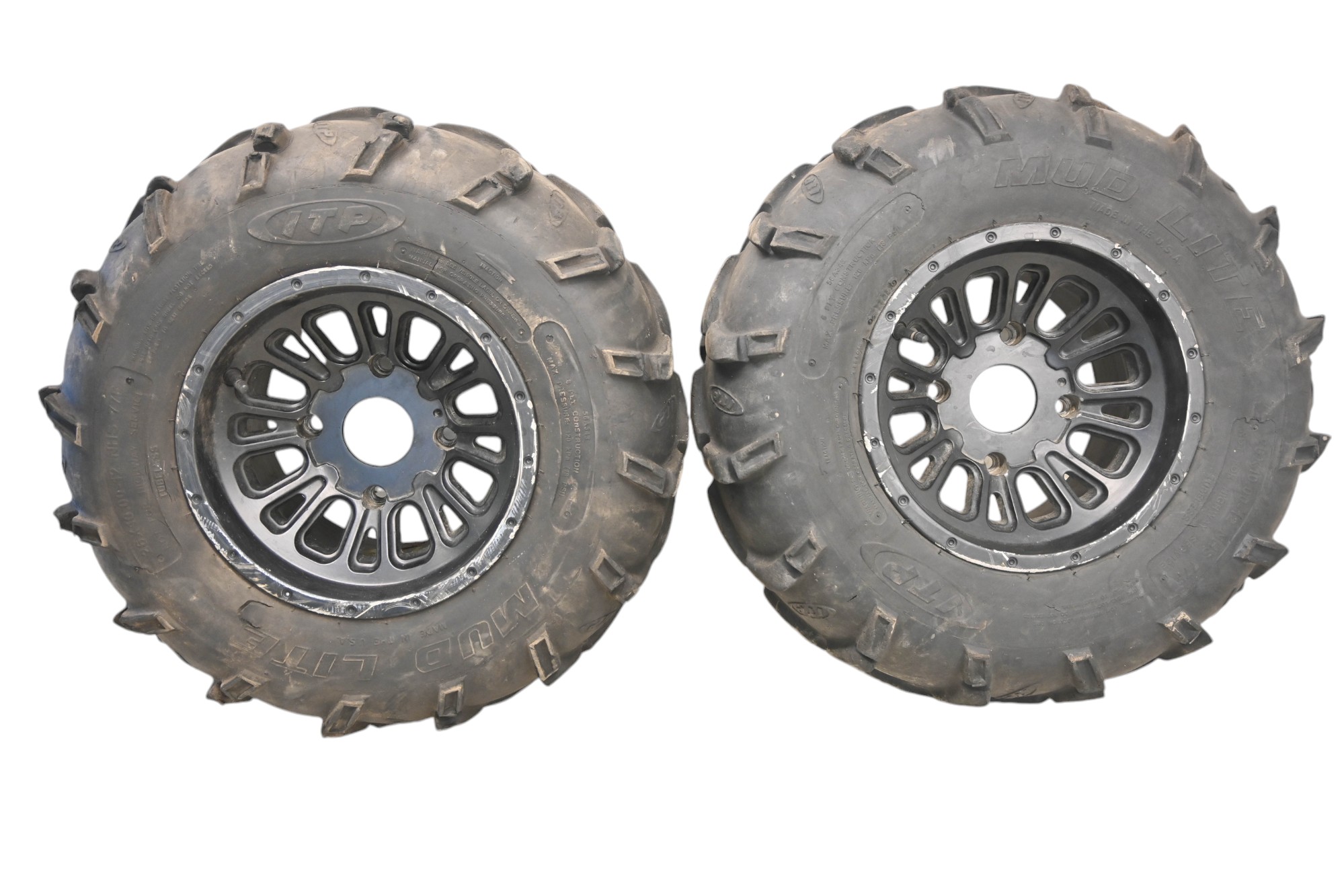 11 Kawasaki Teryx 750 FI 4x4 Sport Rear Wheels Rims & Tires 26X10-12 4/137 KRF750SBF