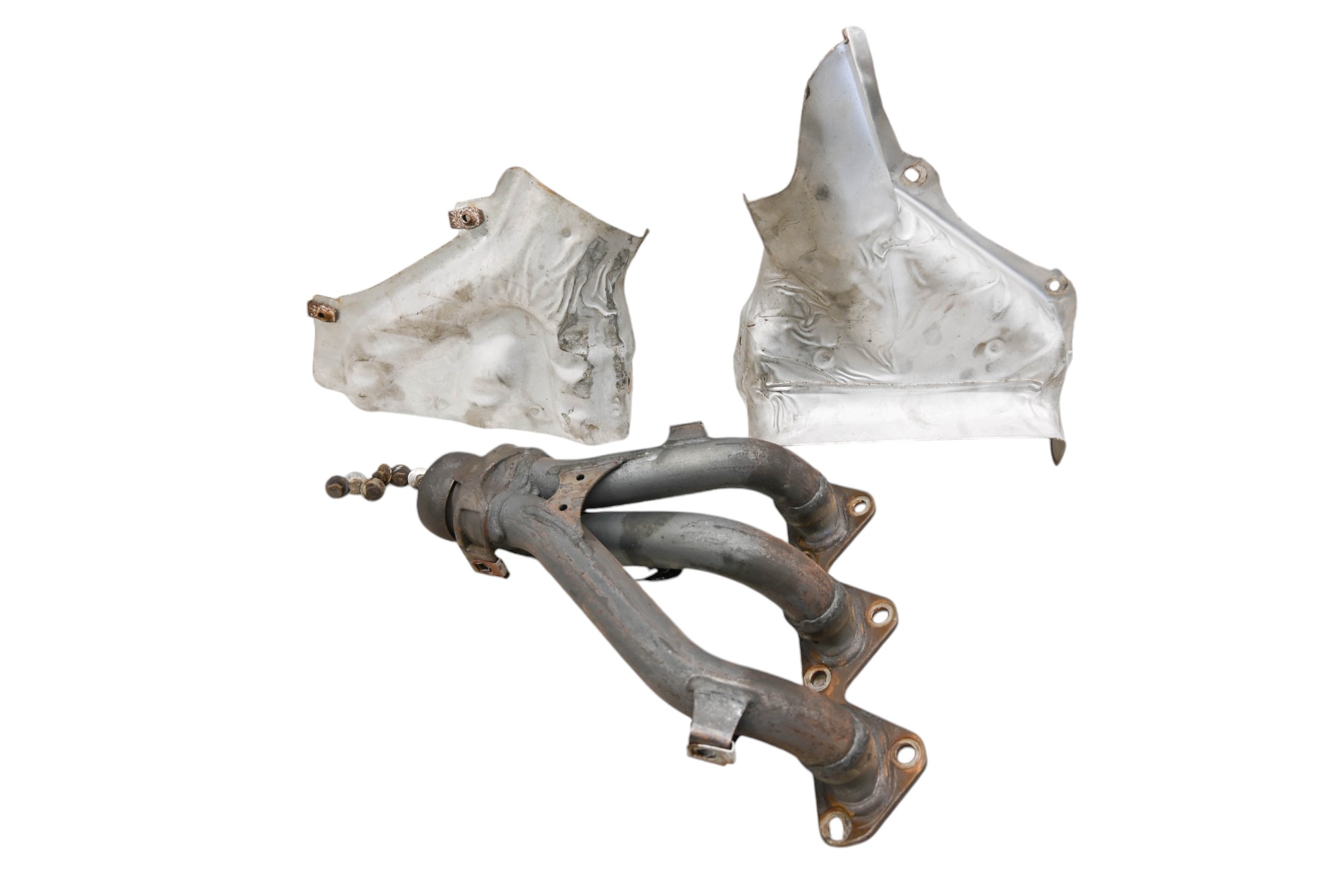 19 Can-Am Spyder F3 SE6 Header Exhaust Head Pipe & Heat Shields