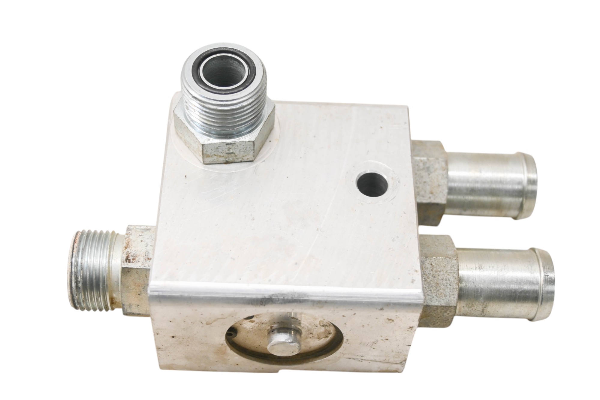 18 John Deere Gator RSX860M Coolant Line Block Fitting