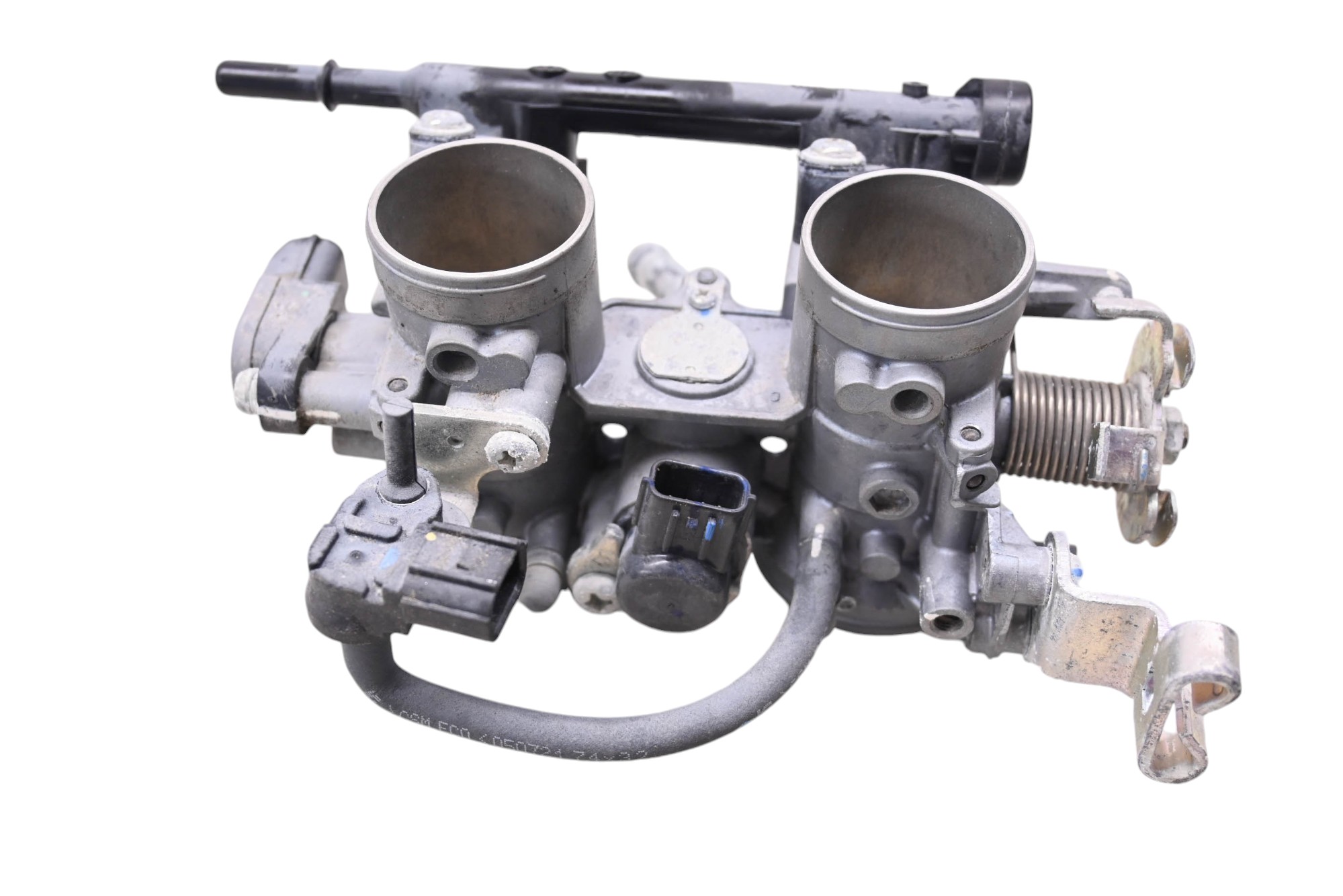 22 Kawasaki Ninja 400 Throttle Body Fuel Injectors & Rail EX400