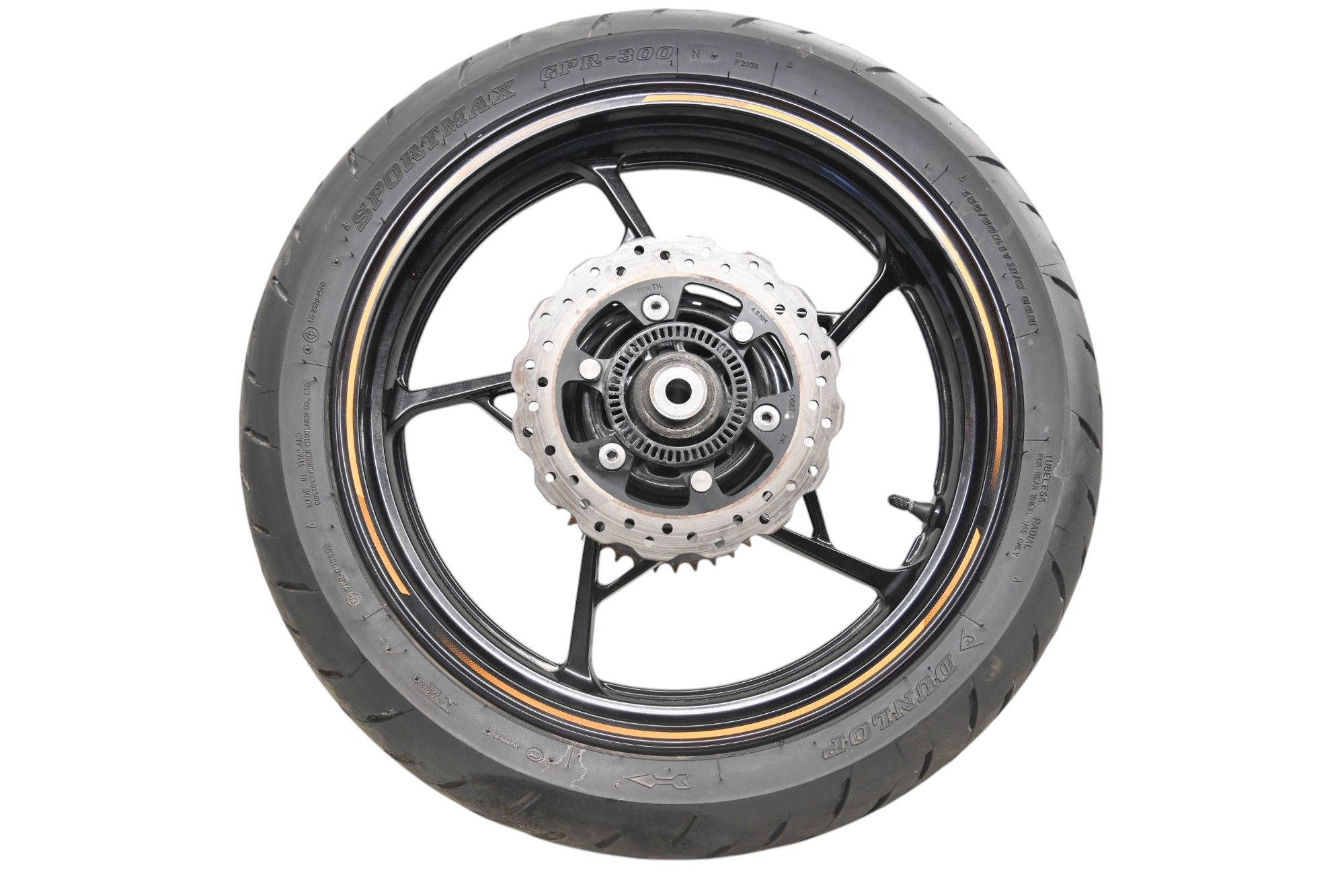 23 Kawasaki Ninja 400 Rear Wheel Rim & Tire 150/60R17 EX400