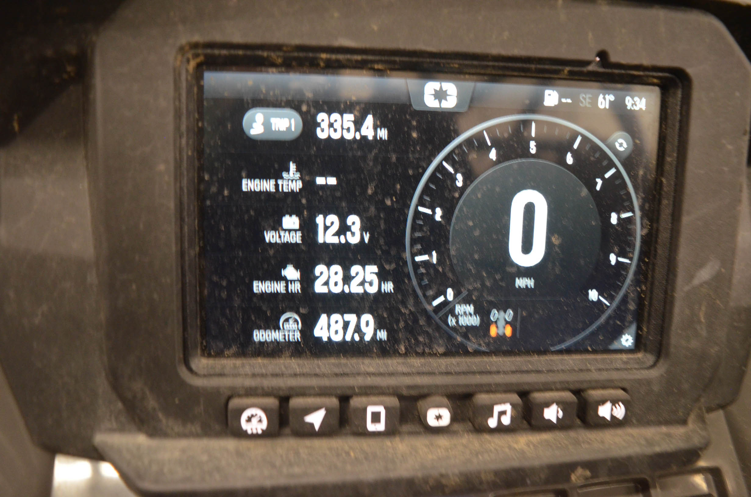 24 Polaris RZR XP 1000 Ultimate Speedometer Dash Display
