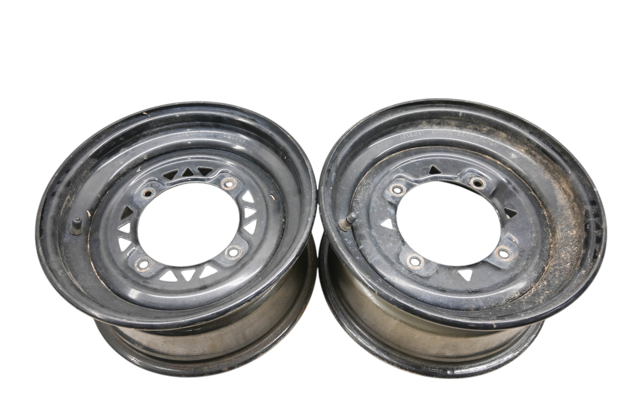 16 Polaris Ranger 800 6x6 Front Wheels Rims 4/156 12X6