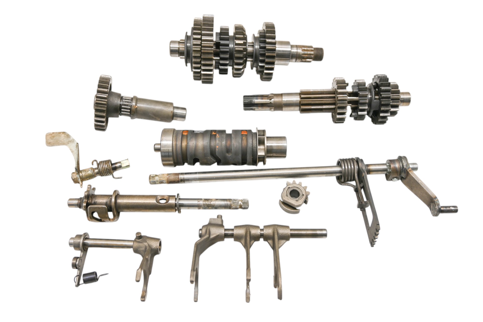 87 Suzuki Quad Runner 230 2x4 Transmission Shift Forks & Drum LT230EH