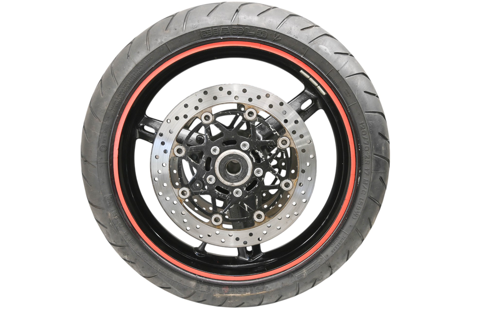 05 Suzuki GSXR600 Front Wheel Rim & Tire