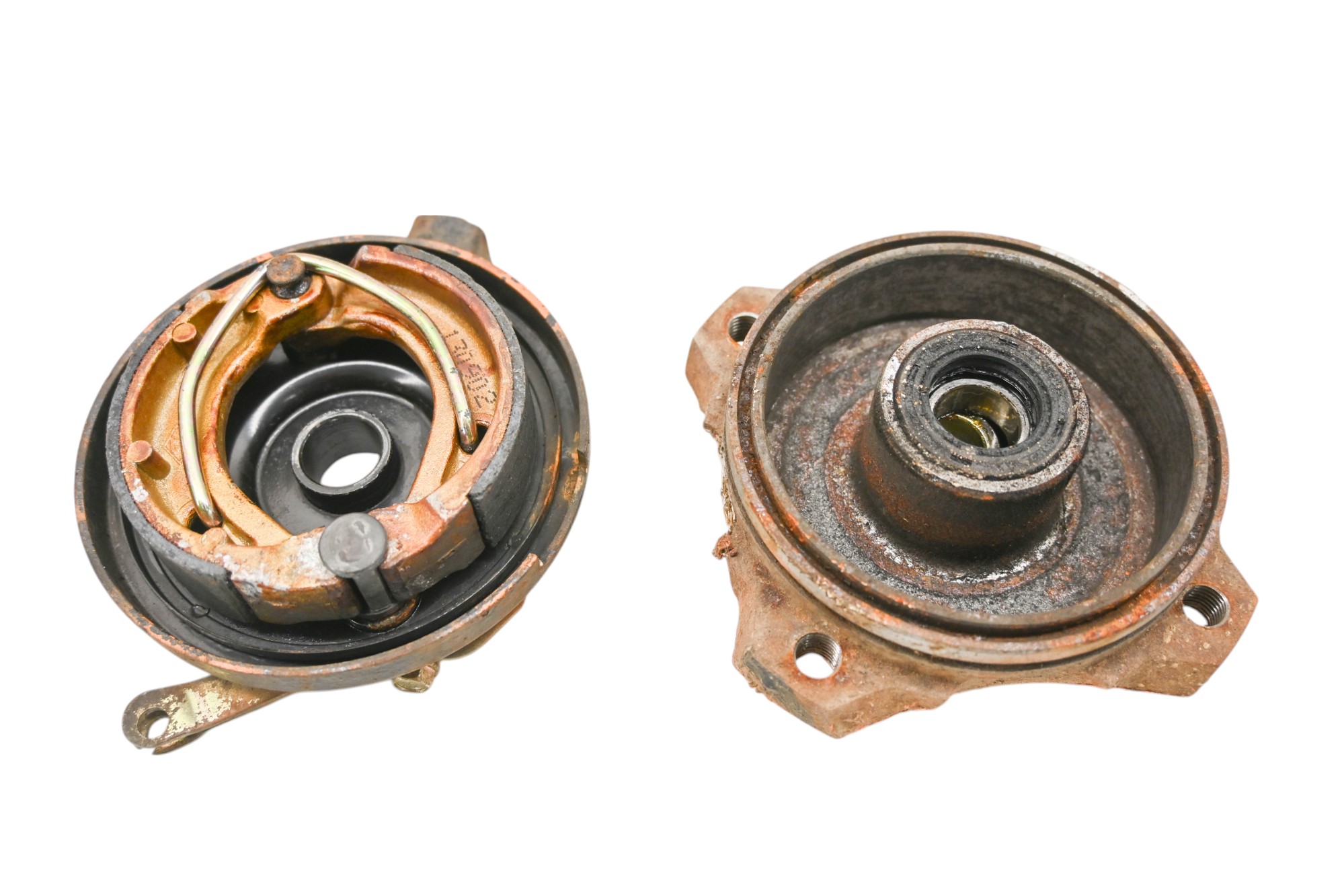 02 Can-Am DS90 Front Left Brake Drum Assembly Bombardier