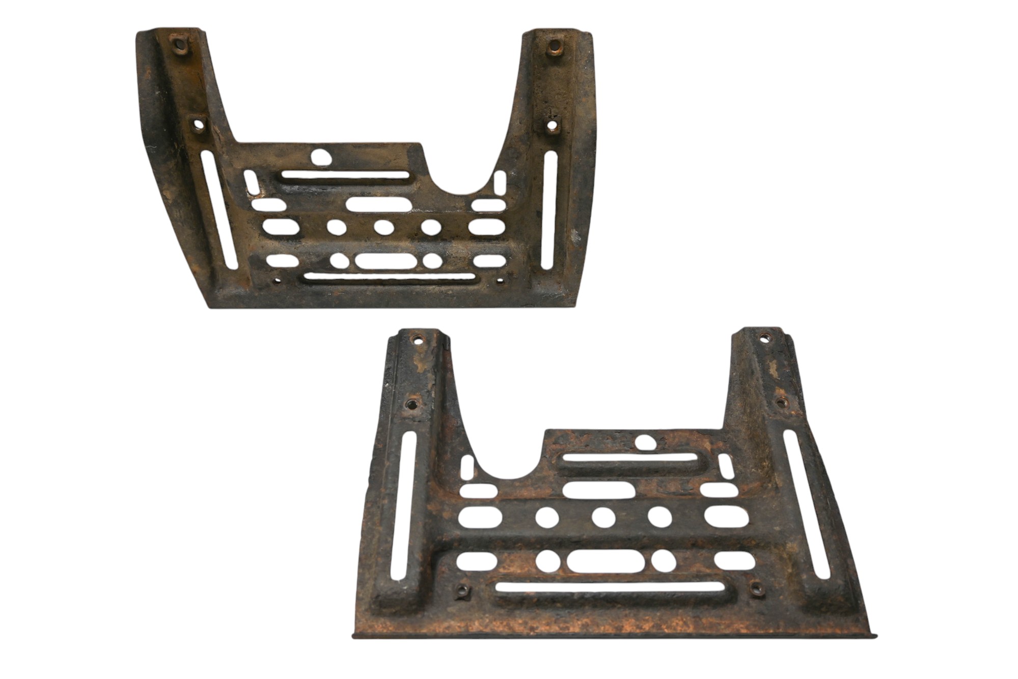 04 E-Ton Yukon CXL150 Heel Guard Mounting Brackets Left & Right