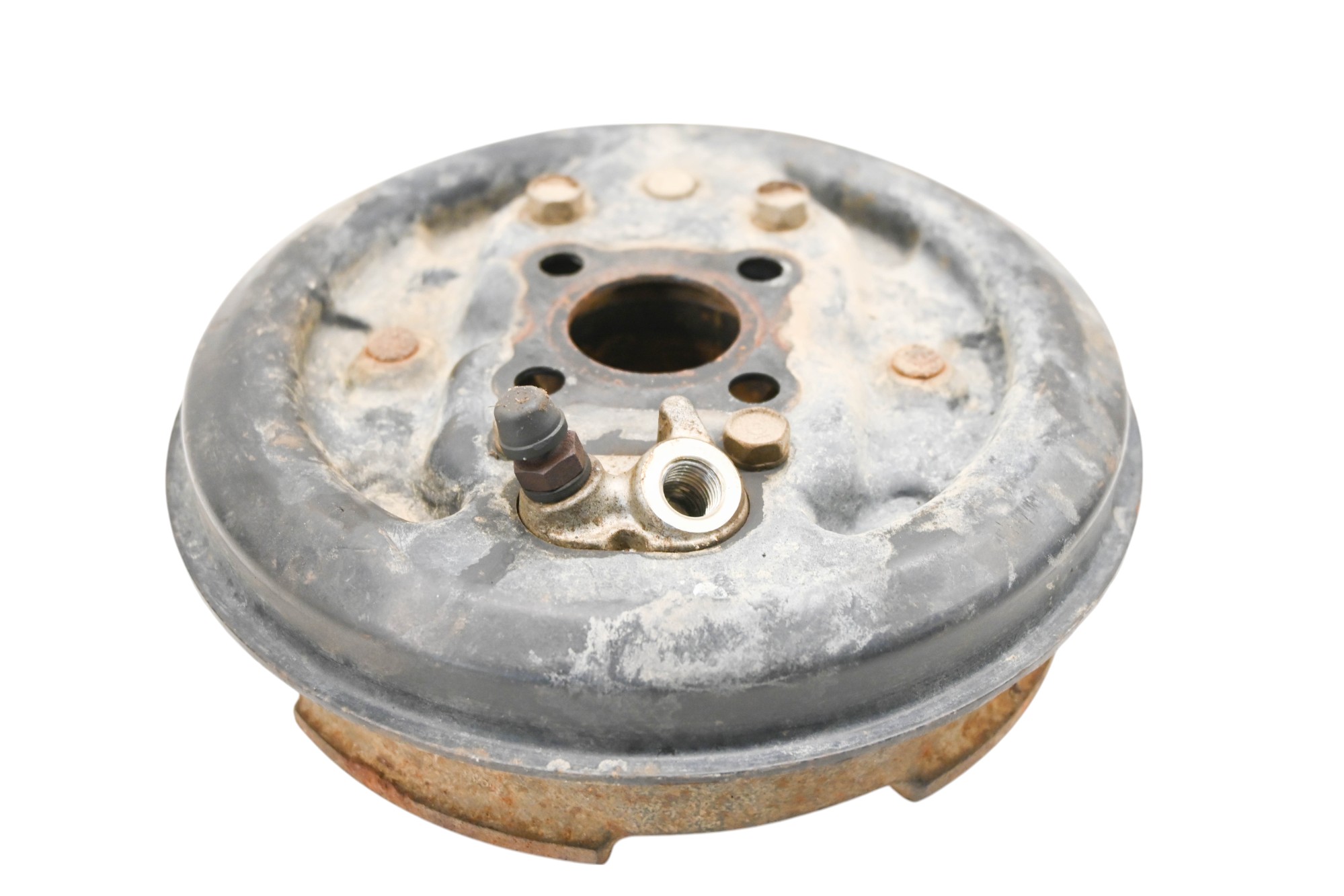 00 Honda Recon 250 2x4 Front Right Brake Drum & Housing TRX250TM