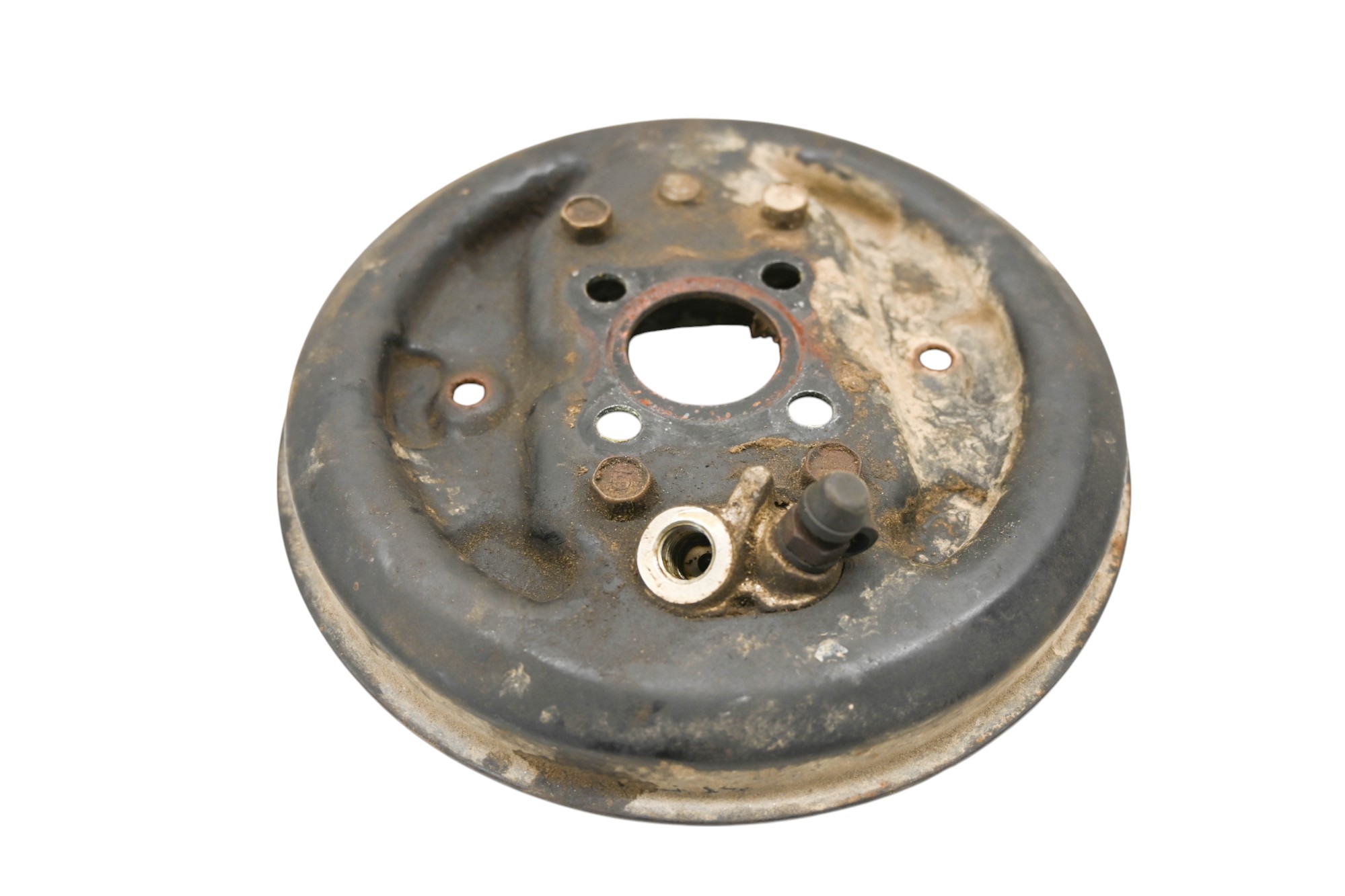 00 Honda Recon 250 2x4 Front Left Brake Drum Housing TRX250TM