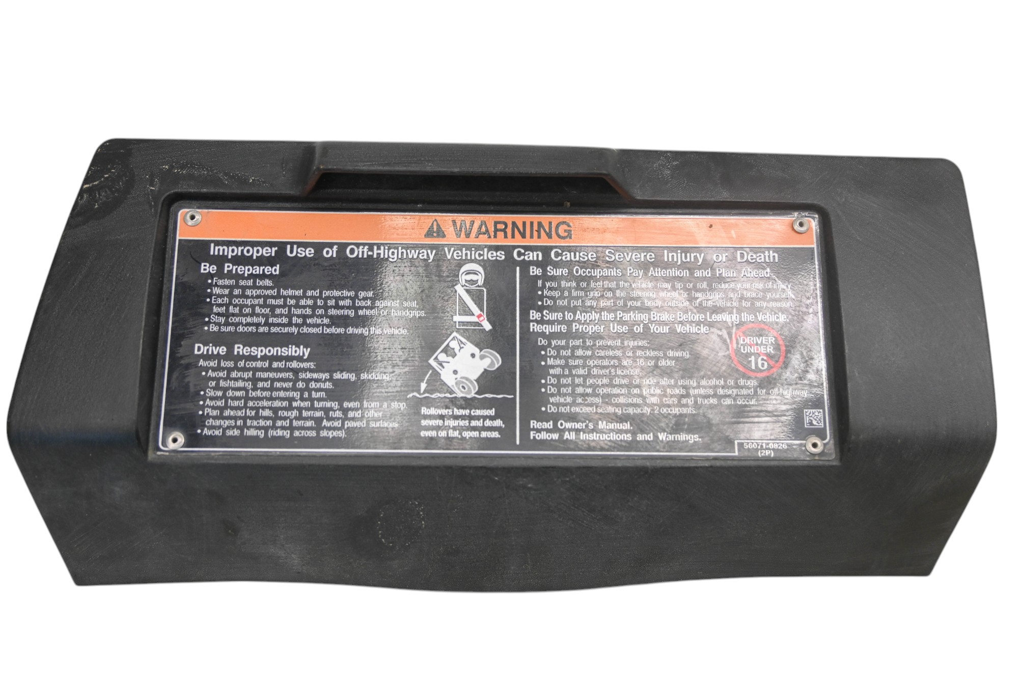 21 Kawasaki Teryx KRX 1000 Glove Box Cover KRF1000