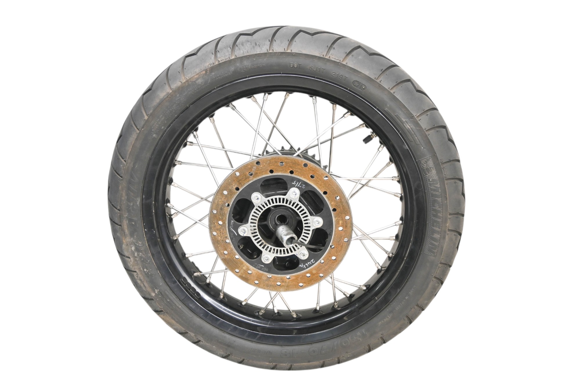 20 Royal Enfield Interceptor 650 Rear Wheel Rim & Tire Michelin Pilot 130/70-18 INT650