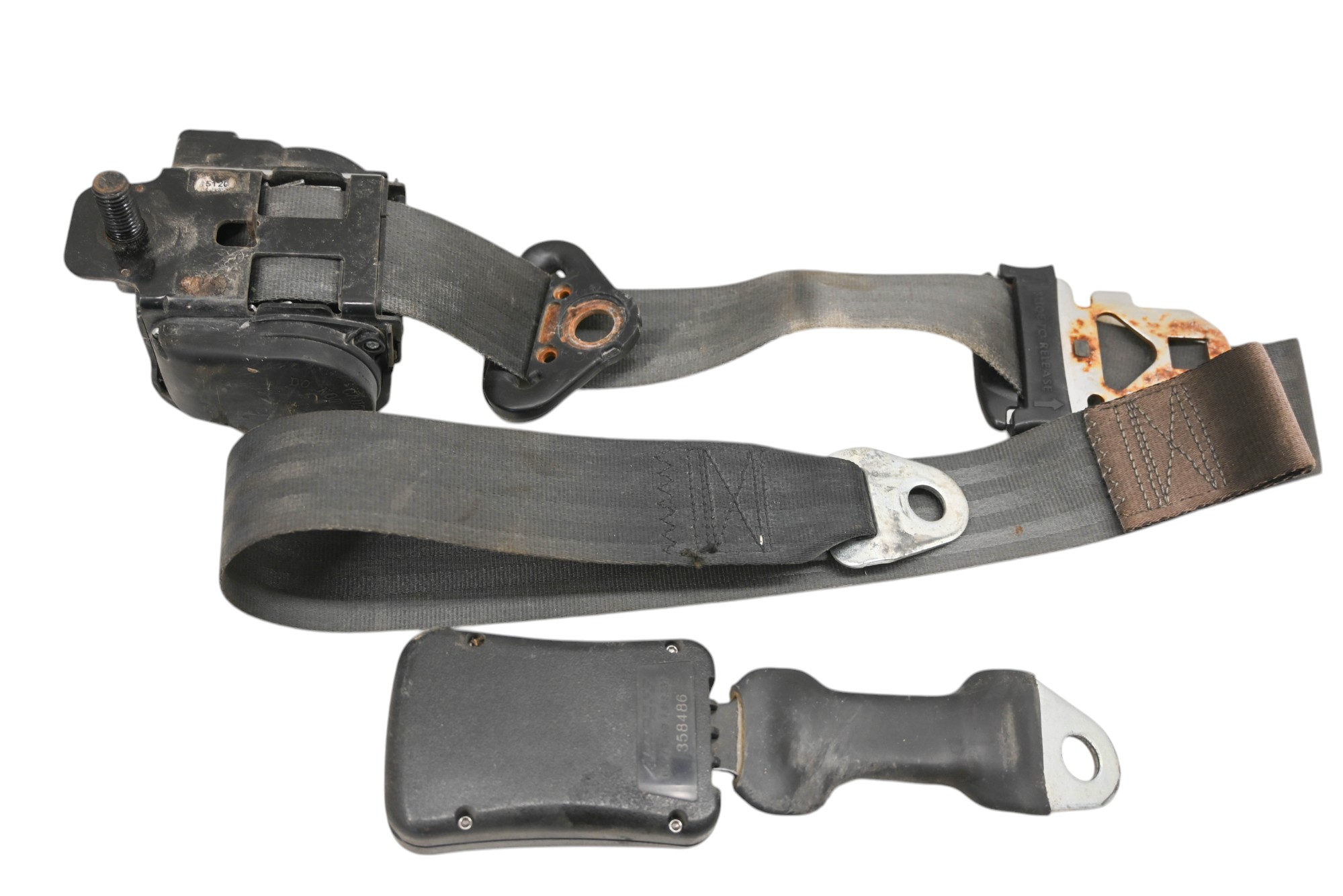 16 John Deere Gator XUV590i Passenger Side Seat Belt Assembly