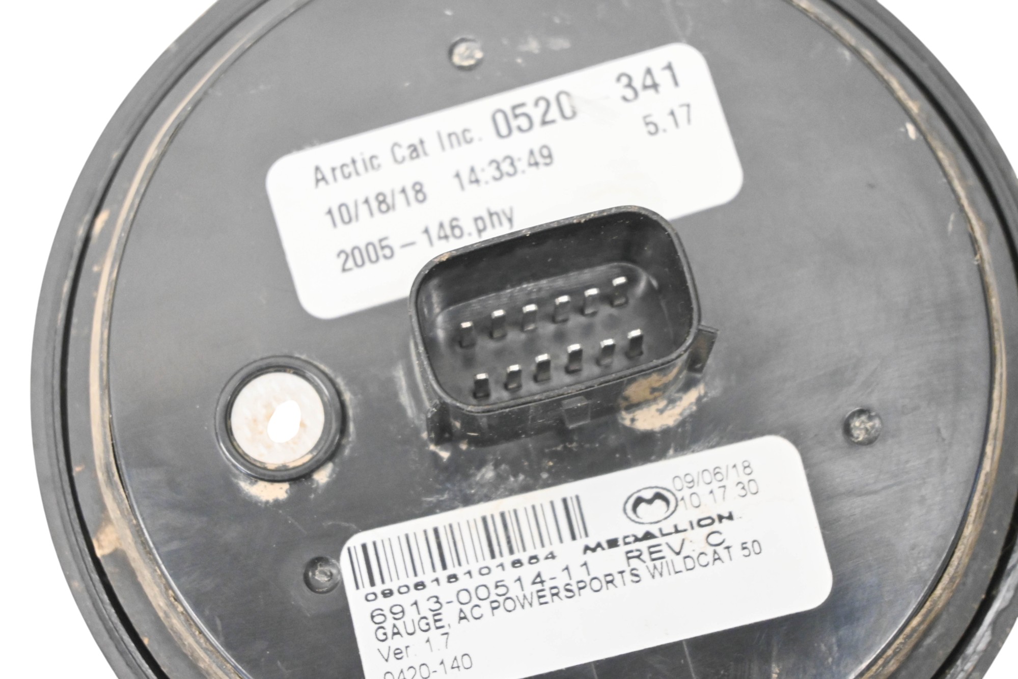 19 Arctic Cat Wildcat Sport LTD EPS Speedometer Dash Textron