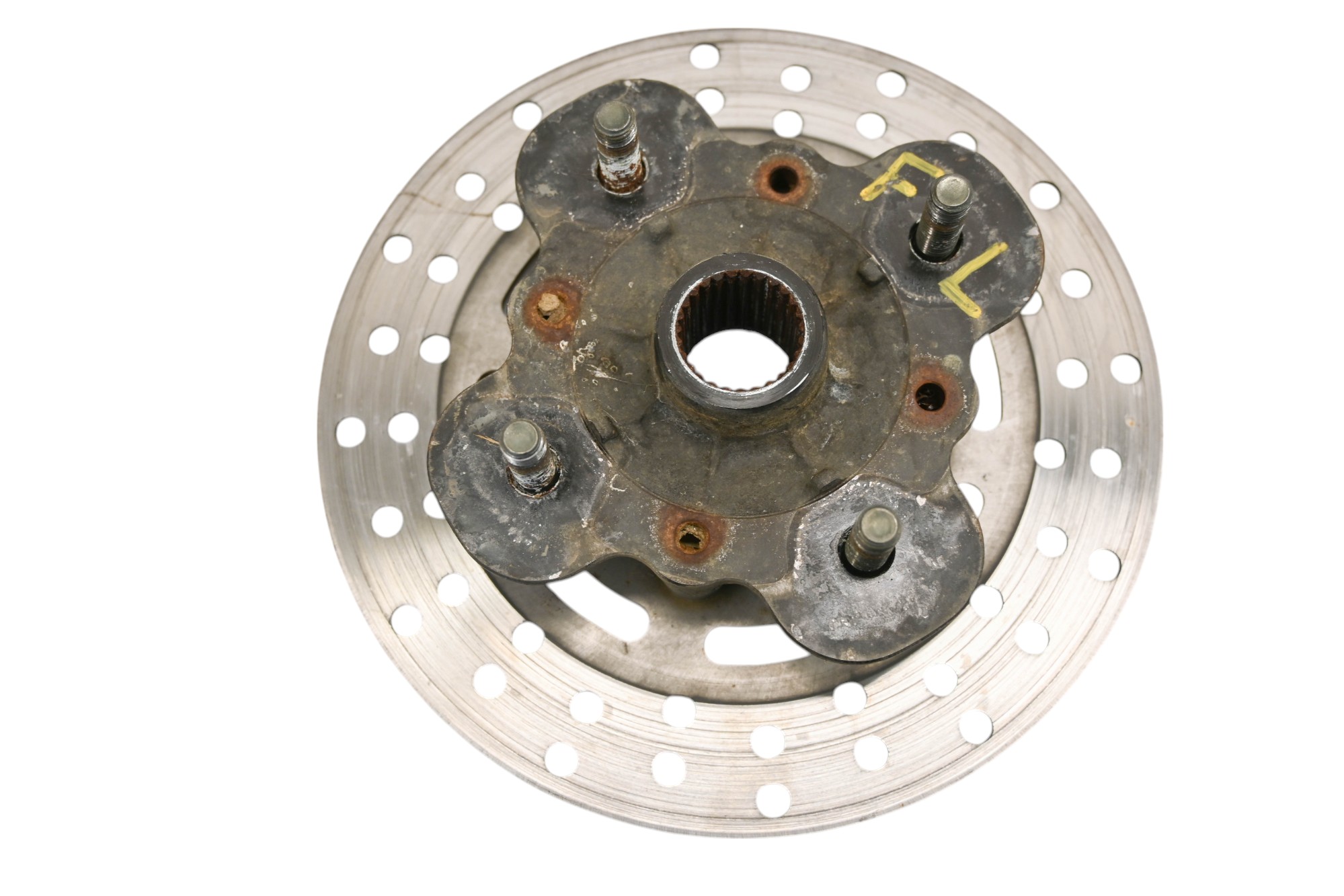 01 Yamaha Grizzly 600 4x4 Front Wheel Hub & Rotor Left Or Right YFM600F