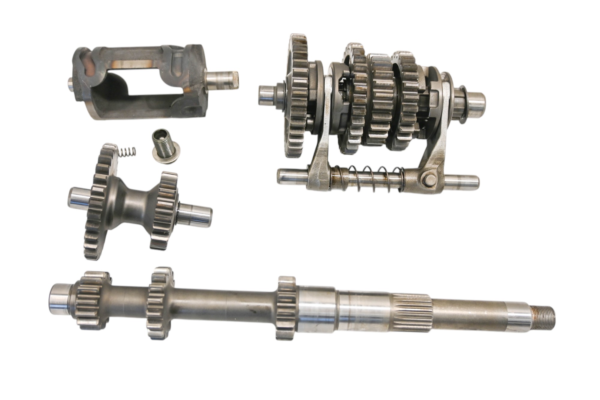 01 Yamaha Grizzly 600 4x4 Transmission Shift Forks & Drum YFM600F