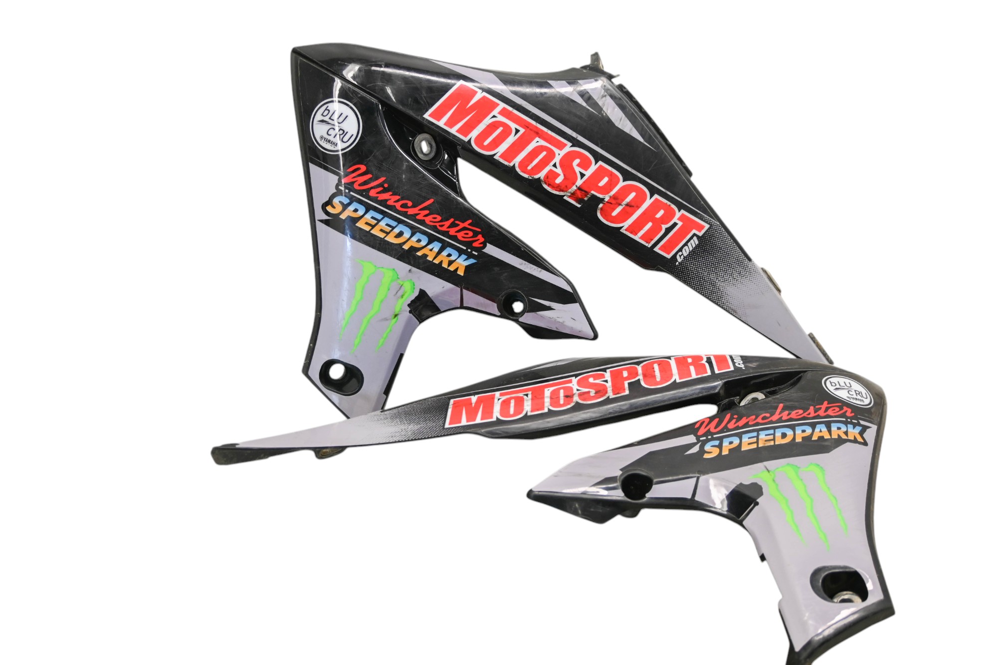 19 Yamaha YZ250F Front Side Covers Panels Shrouds