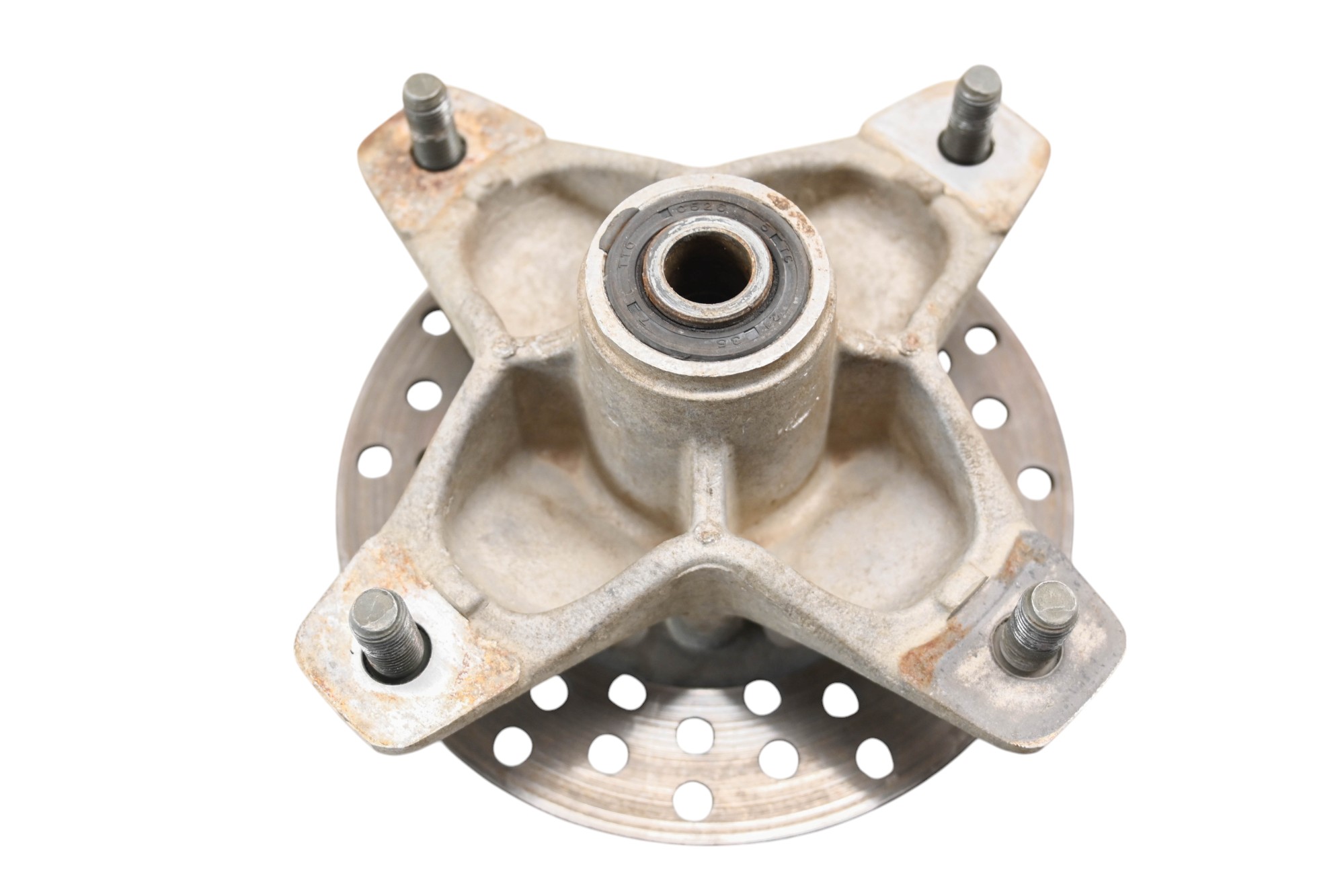 03 Yamaha Warrior 350 2x4 Front Wheel Hub & Rotor Left Or Right YFM350X