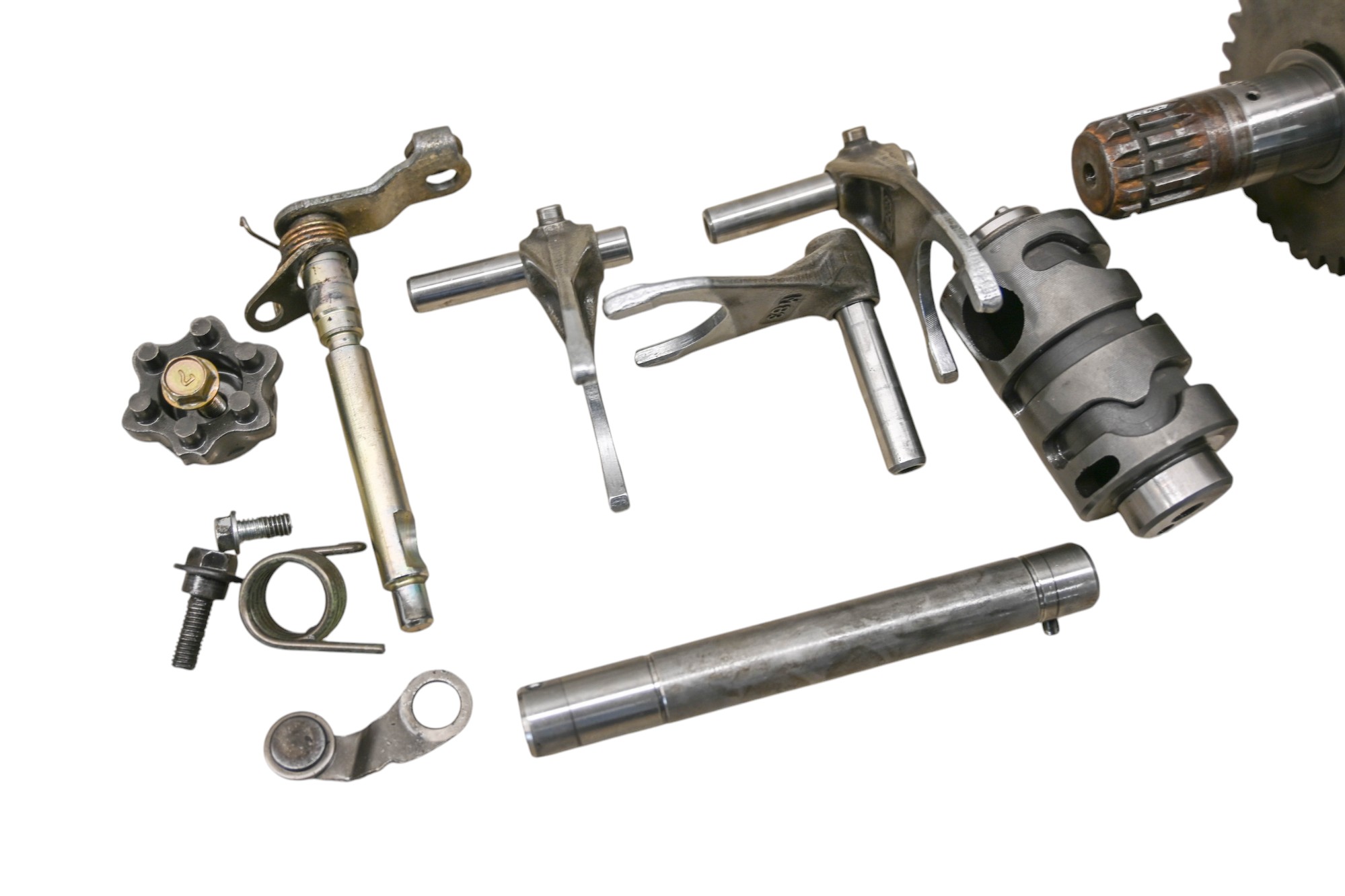 03 Polaris Predator 500 2x4 Transmission Shift Forks & Drum