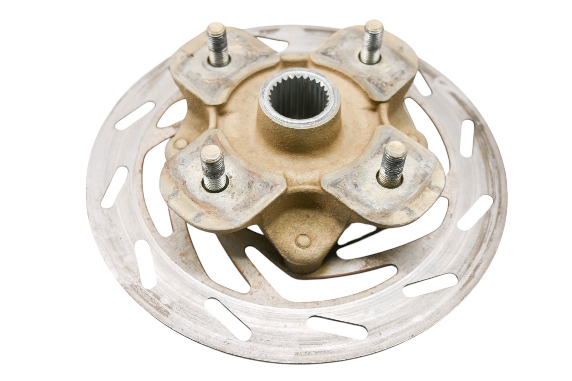 09 Yamaha Grizzly 700 4x4 EPS Front Wheel Hub & Rotor Left Or Right YFM700F