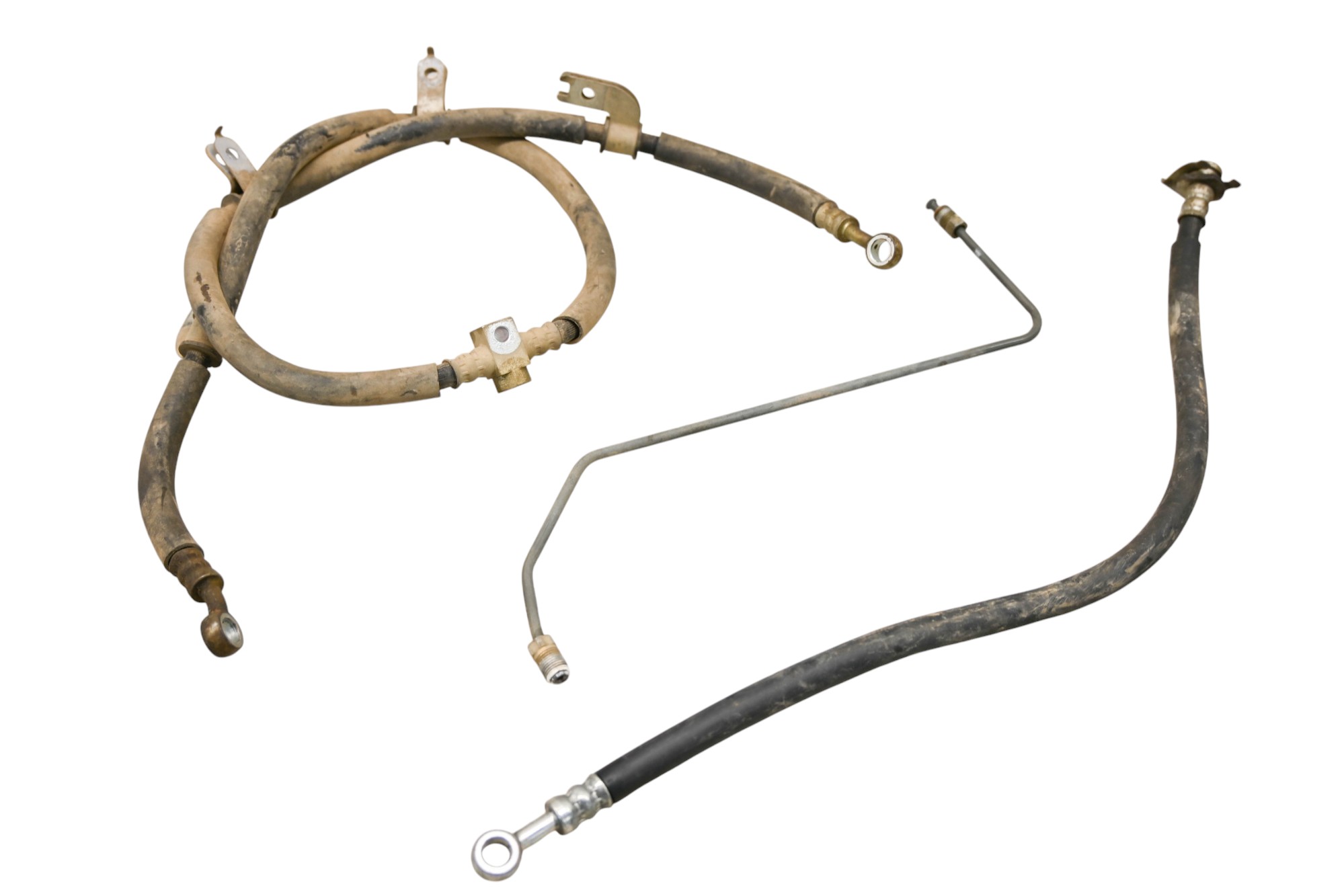 09 Yamaha Grizzly 700 4x4 EPS Front Brake Lines YFM700F