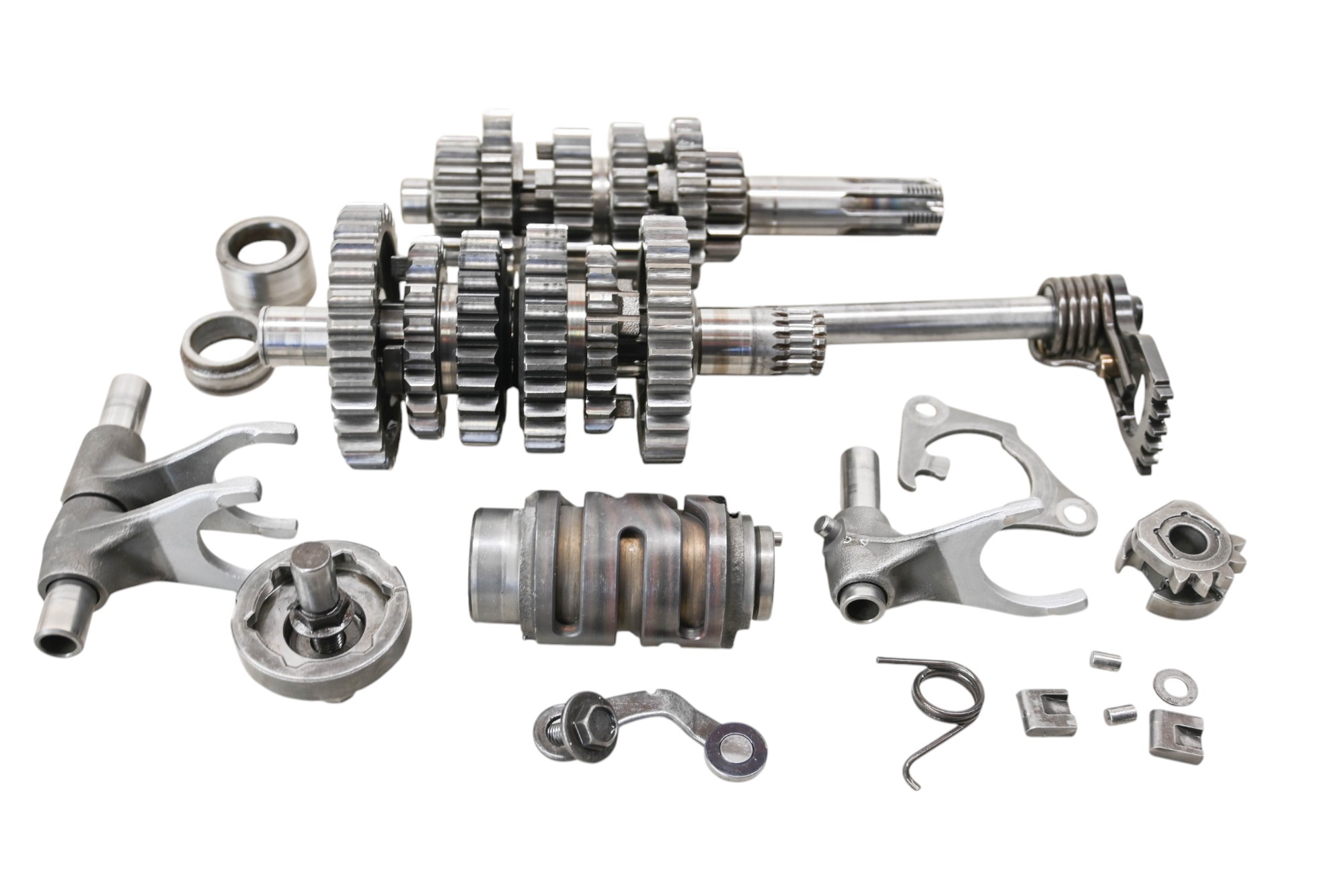 95 Suzuki RM125 Transmission Shift Forks & Drum