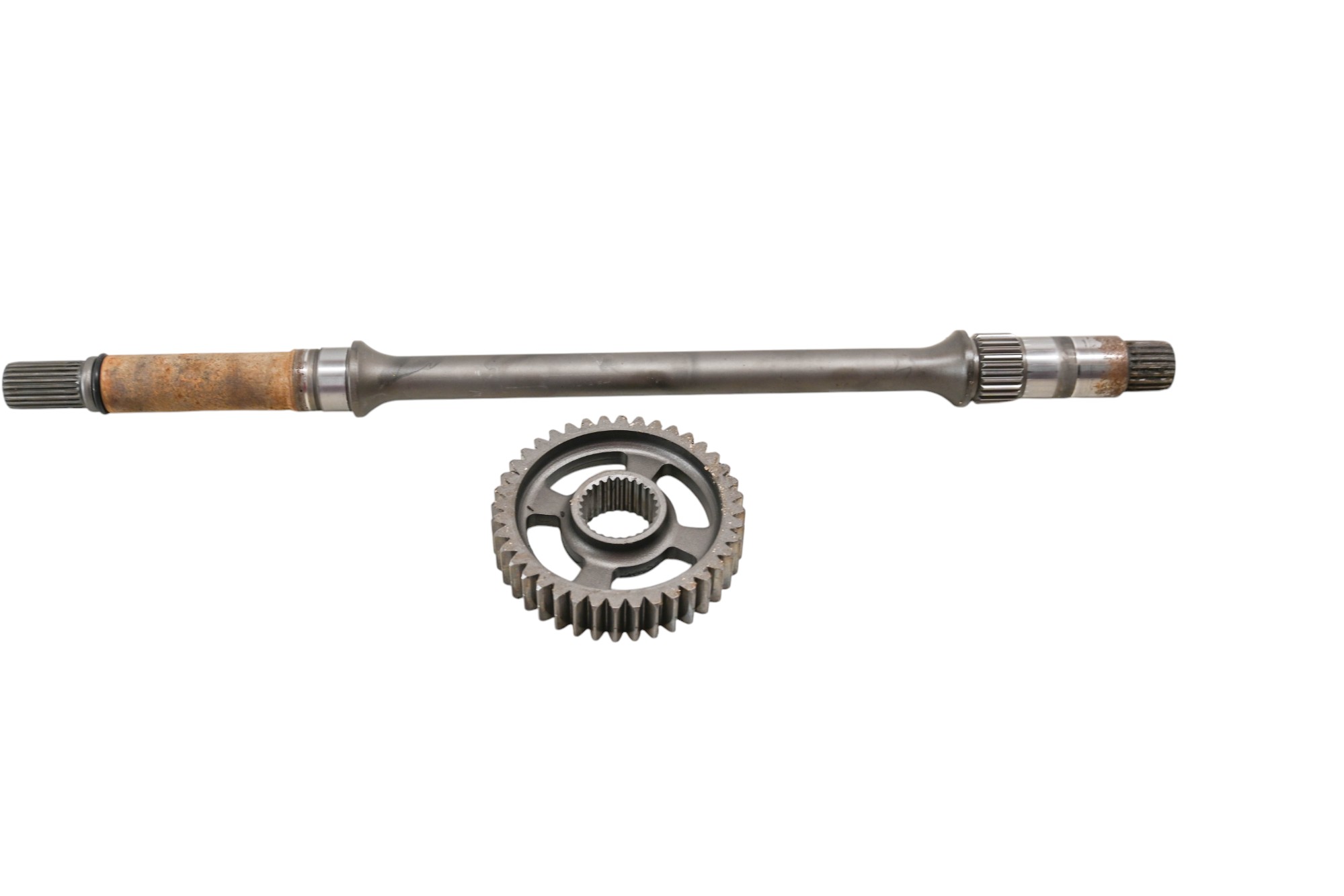 02 Honda Rubicon 500 4x4 Middle Drive Shaft & Gear TRX500FA