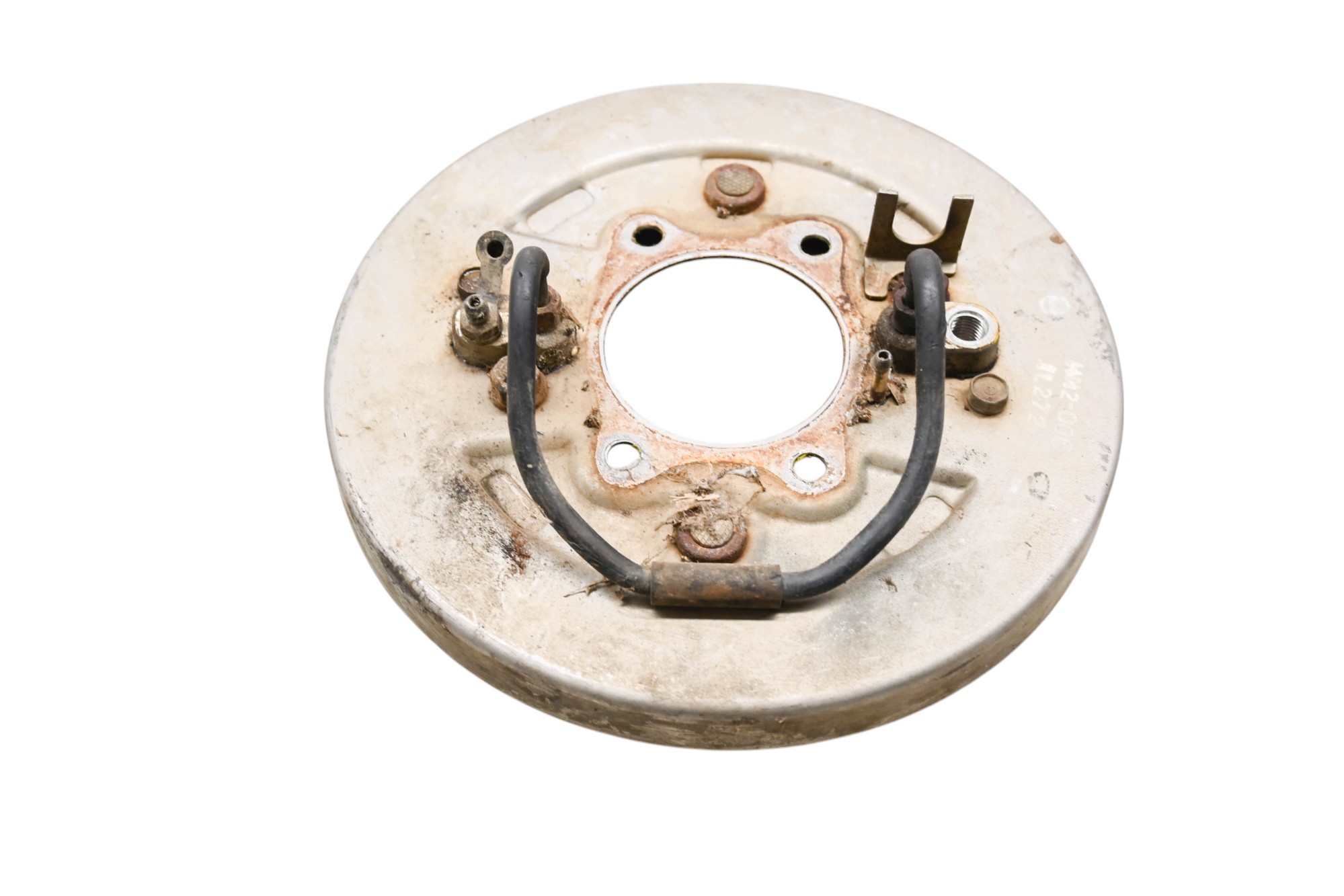 02 Honda Rubicon 500 4x4 Front Left Brake Drum Plate TRX500FA