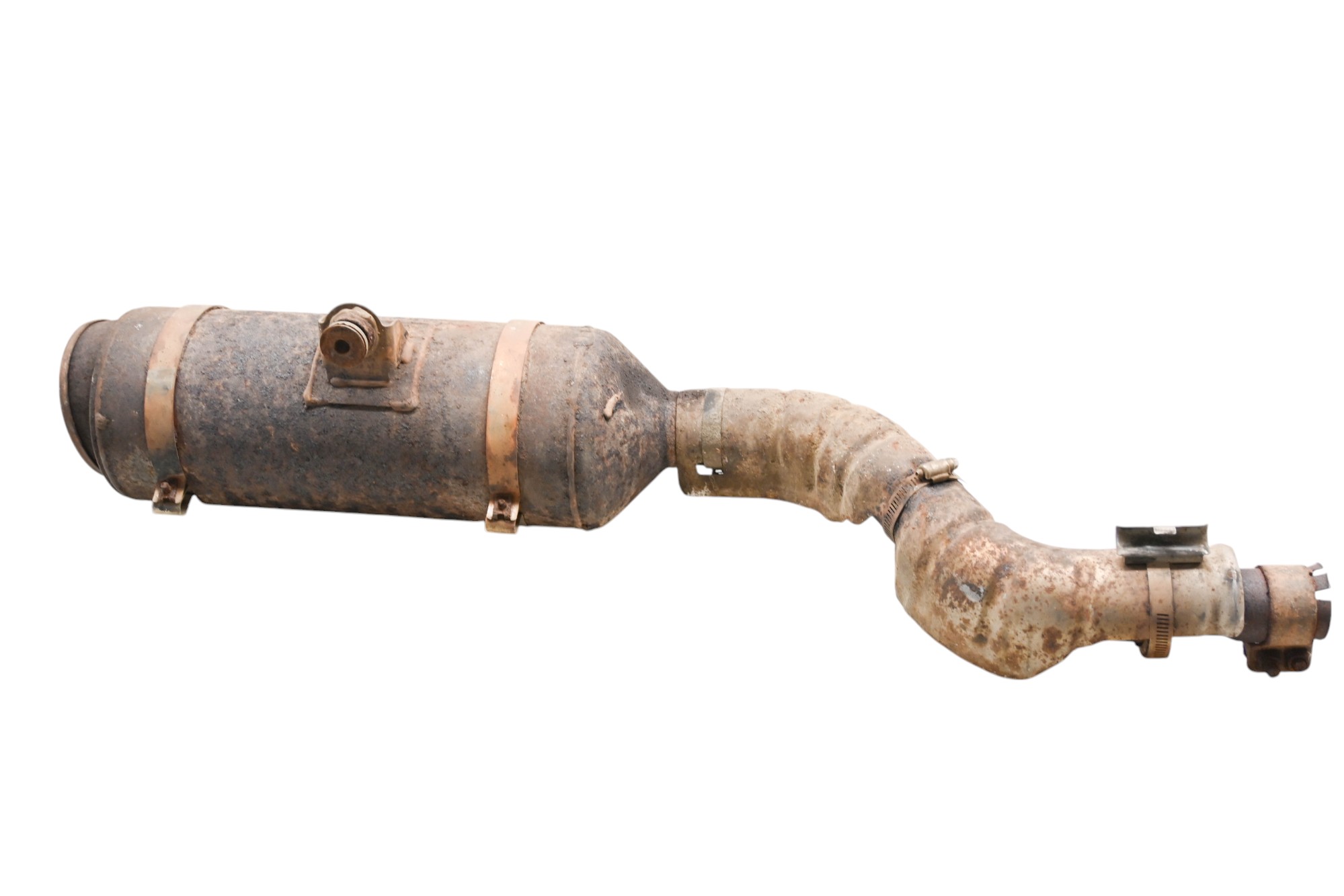 02 Honda Rubicon 500 4x4 Muffler Exhaust Pipe TRX500FA
