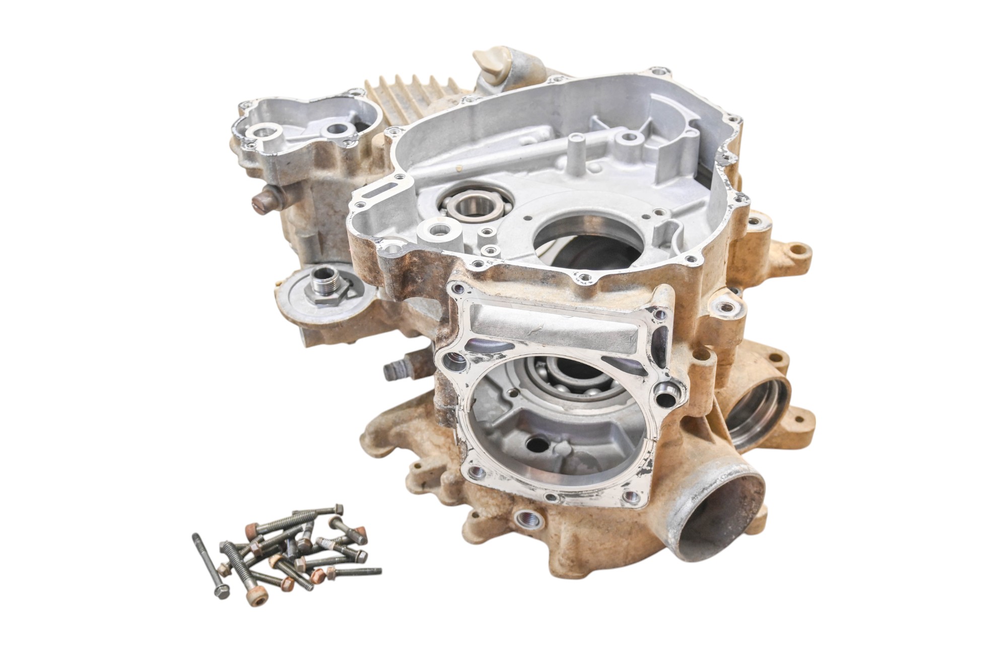 02 Yamaha Grizzly 660 4x4 Crankcase Center Crank Case YFM660F