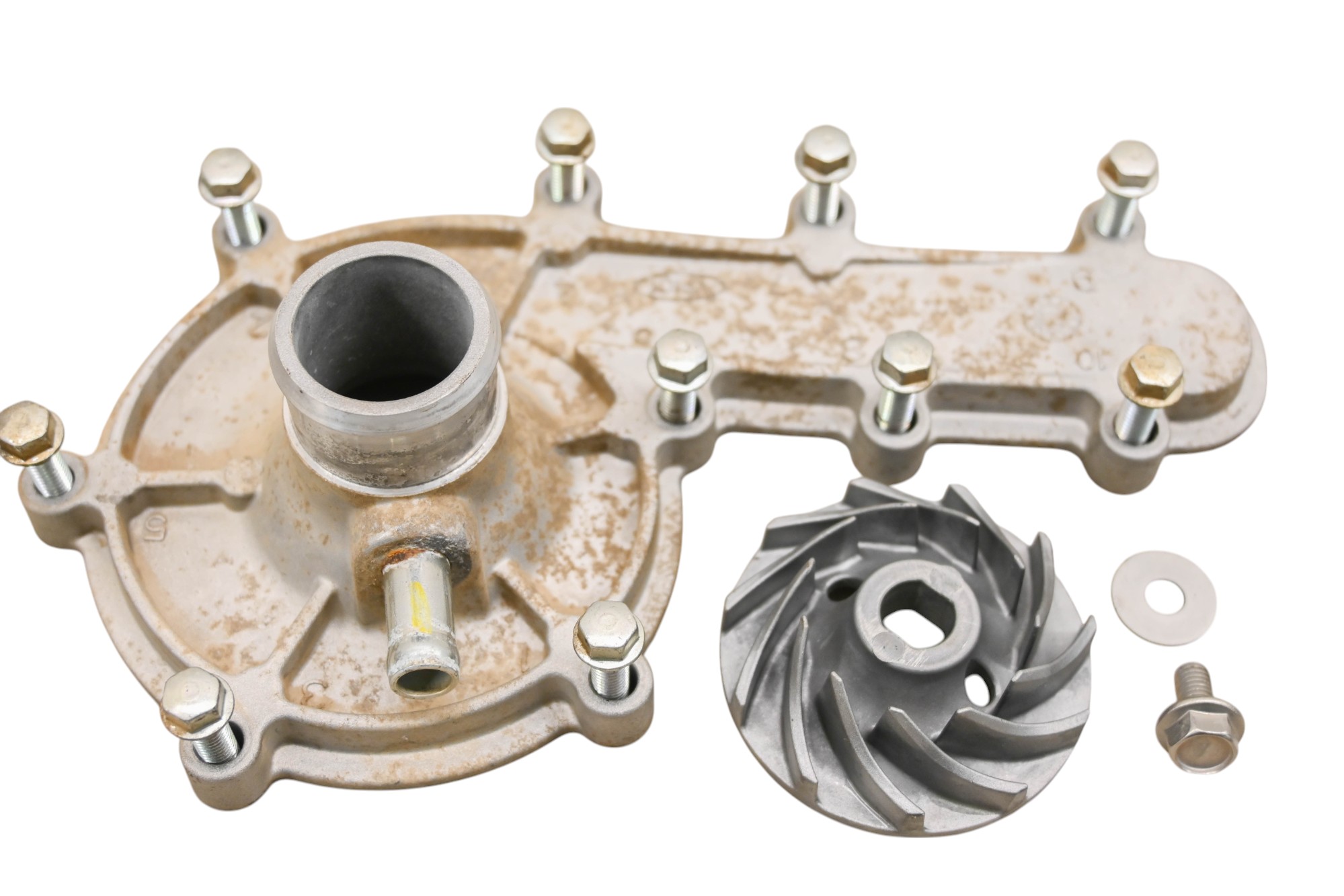 23 Polaris Sportsman 850 Ultimate Trail Water Pump Cover & Impeller