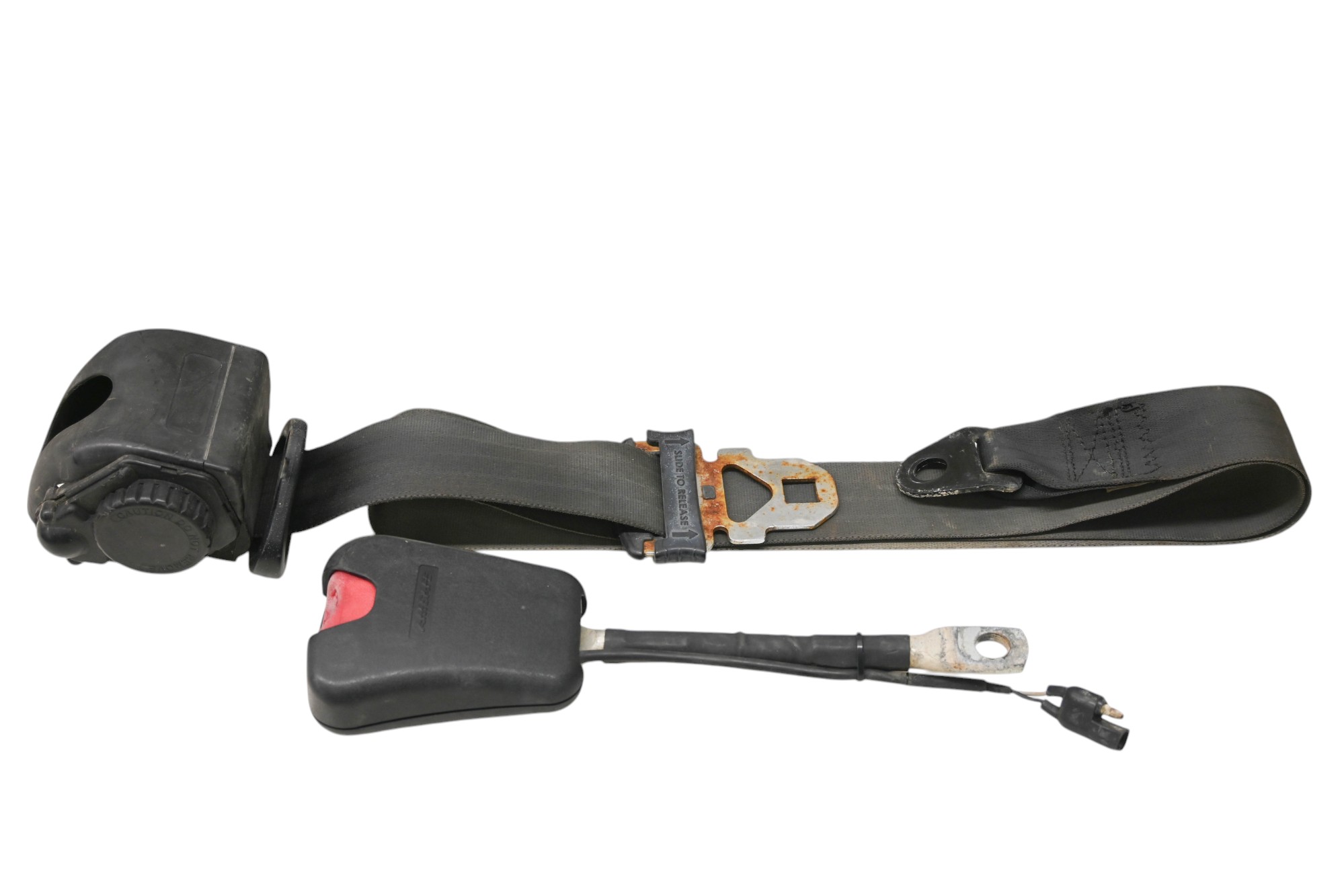 17 Kawasaki Mule Pro-DXT EPS LE Drivers Side Front Seat Belt Assembly KAF1000CH