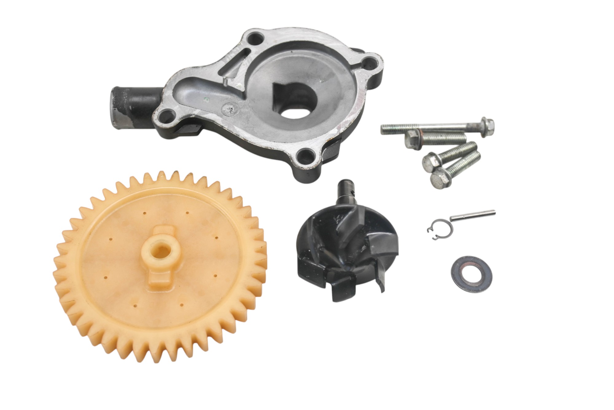 16 Yamaha YZF-R3 Water Pump Cover & Impeller