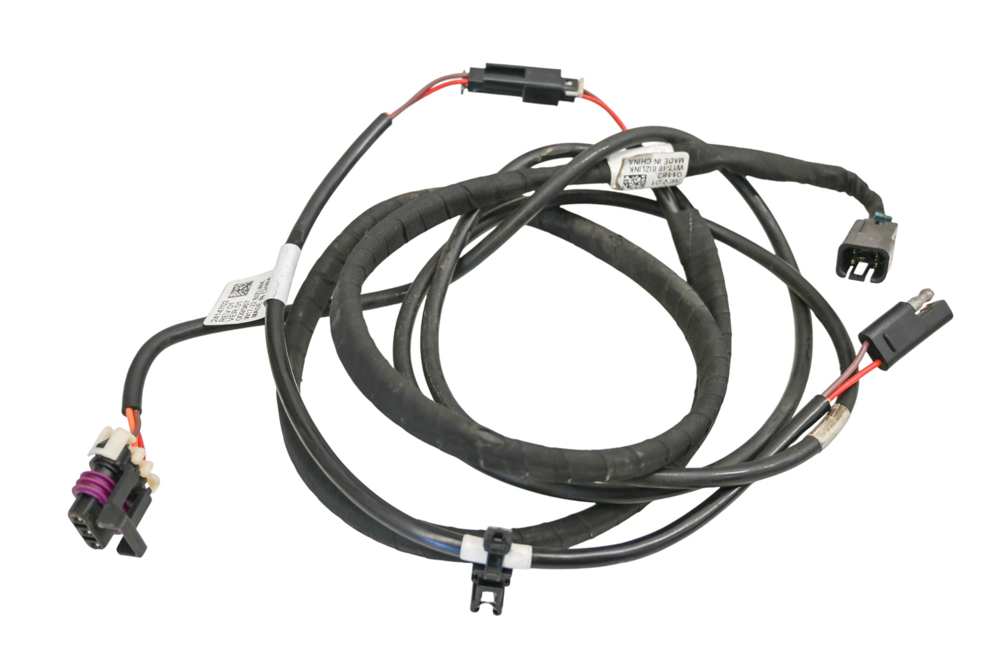 19 Polaris 800 Axyx SKS Taillight Jumper Wire Harness Electrical Wiring 146"