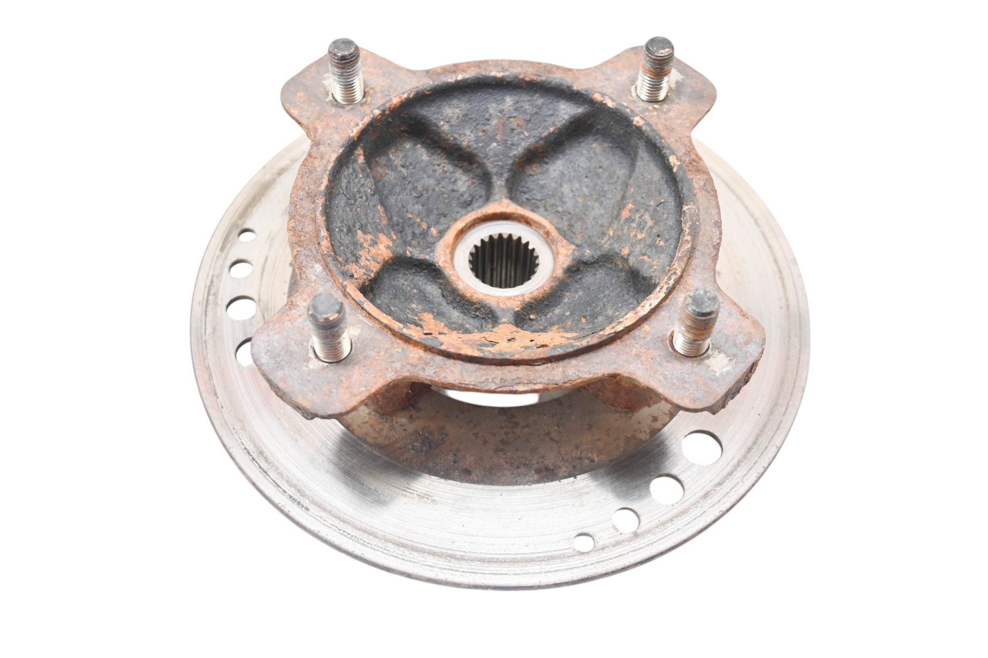 09 Kawasaki Prairie 360 4x4 Front Wheel Hub & Rotor Left Or Right KVF360