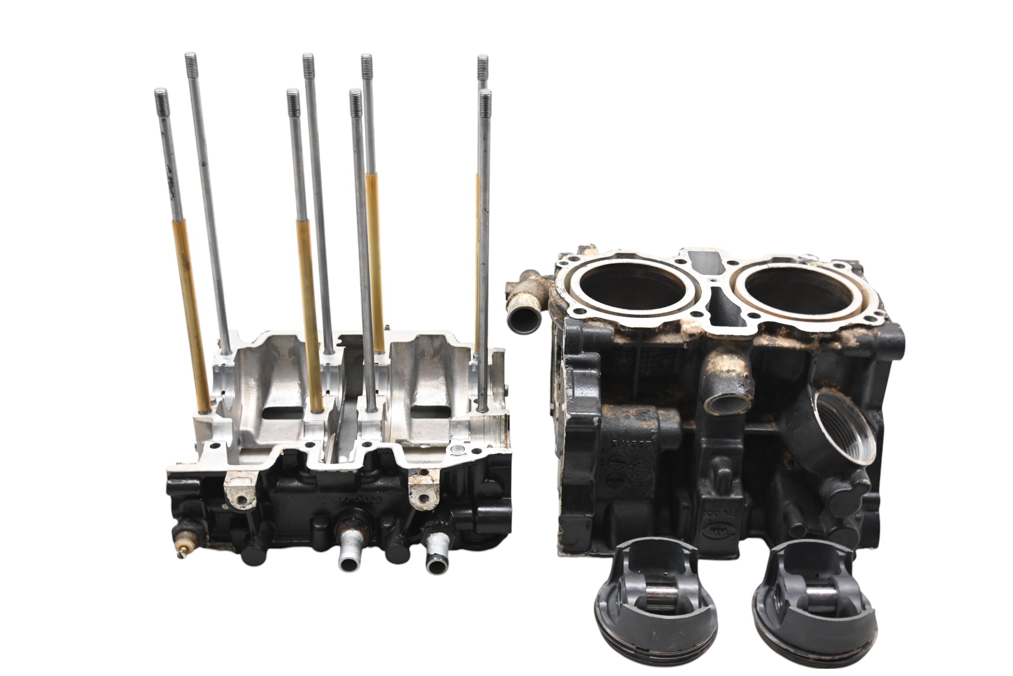 04 Polaris MSX 150 Crankcase Center Crank Case & Cylinders